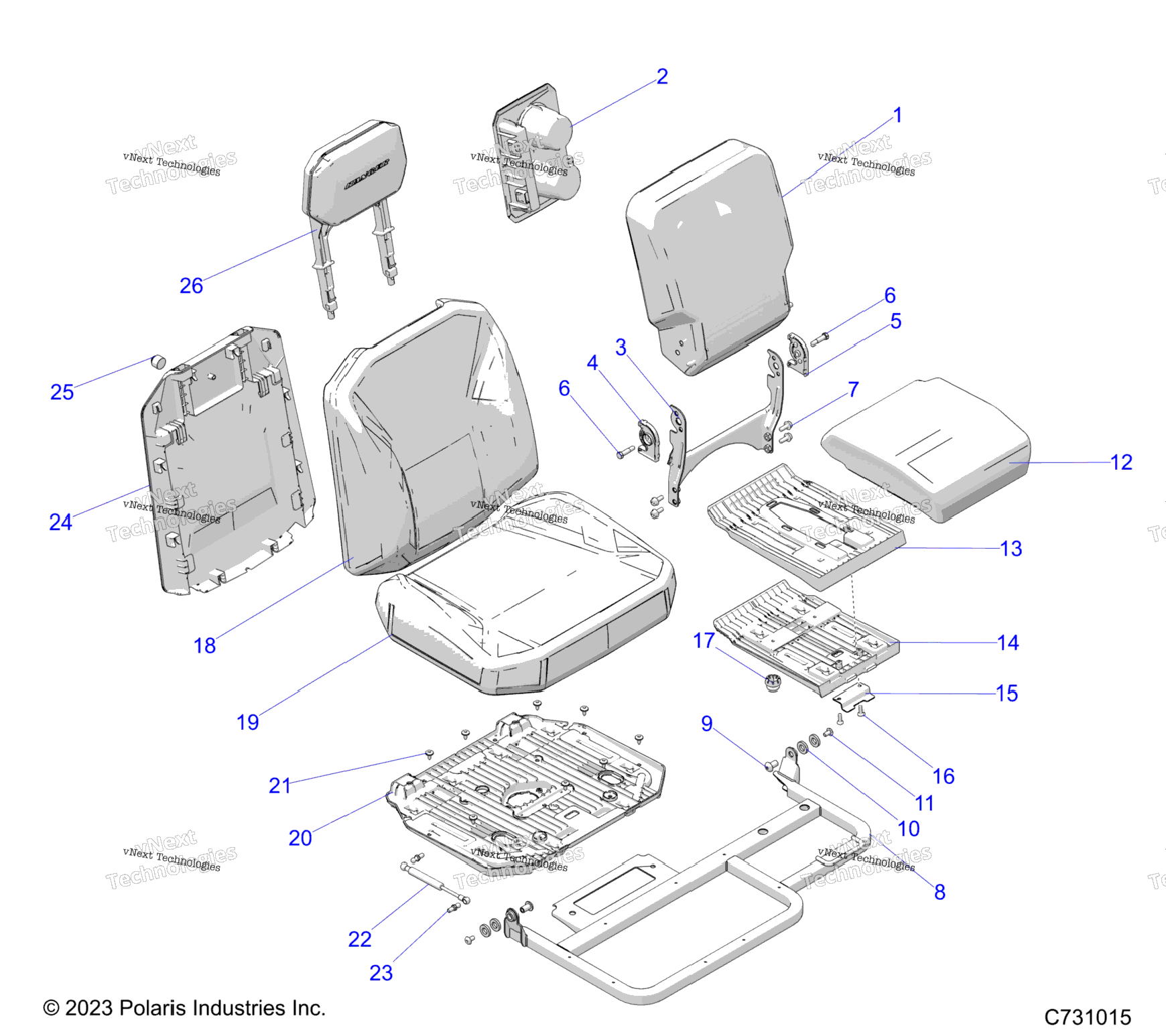 Body, Seat Asm., Passenger