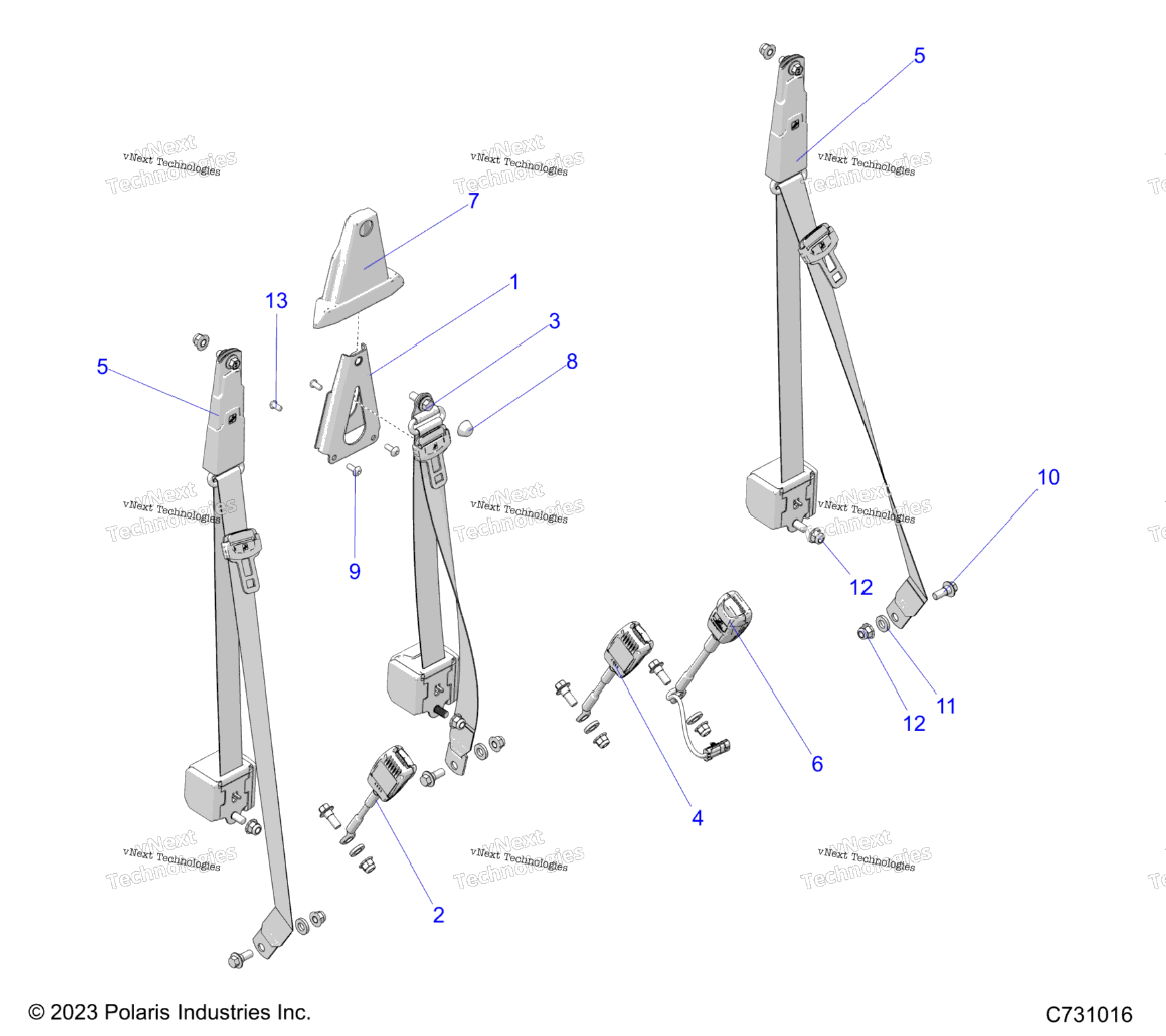 Body, Seat Belt Asm