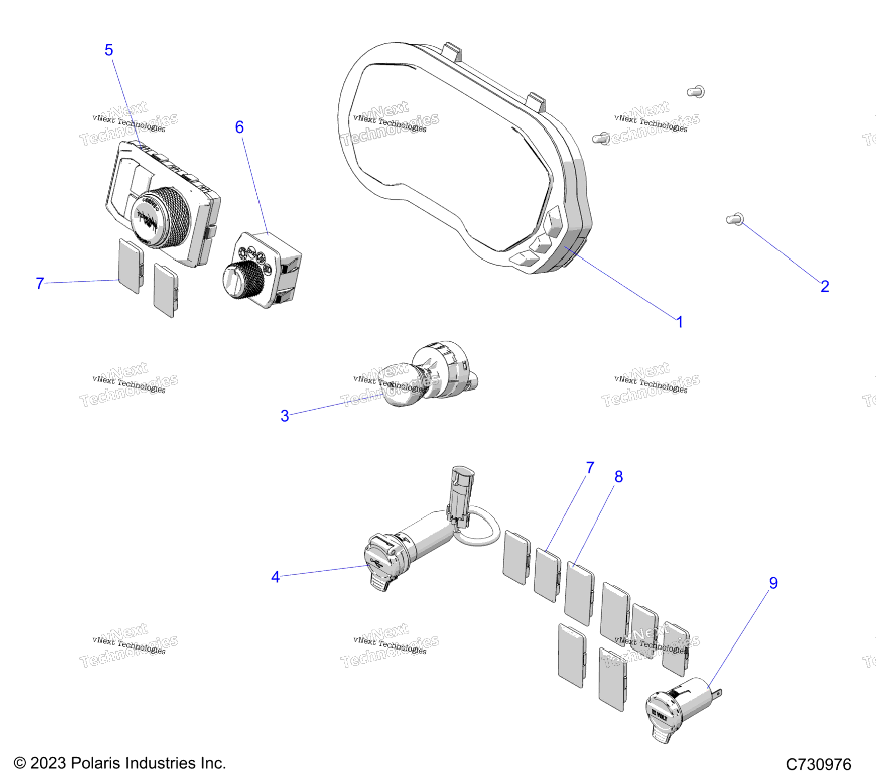 Electrical, Dash Components