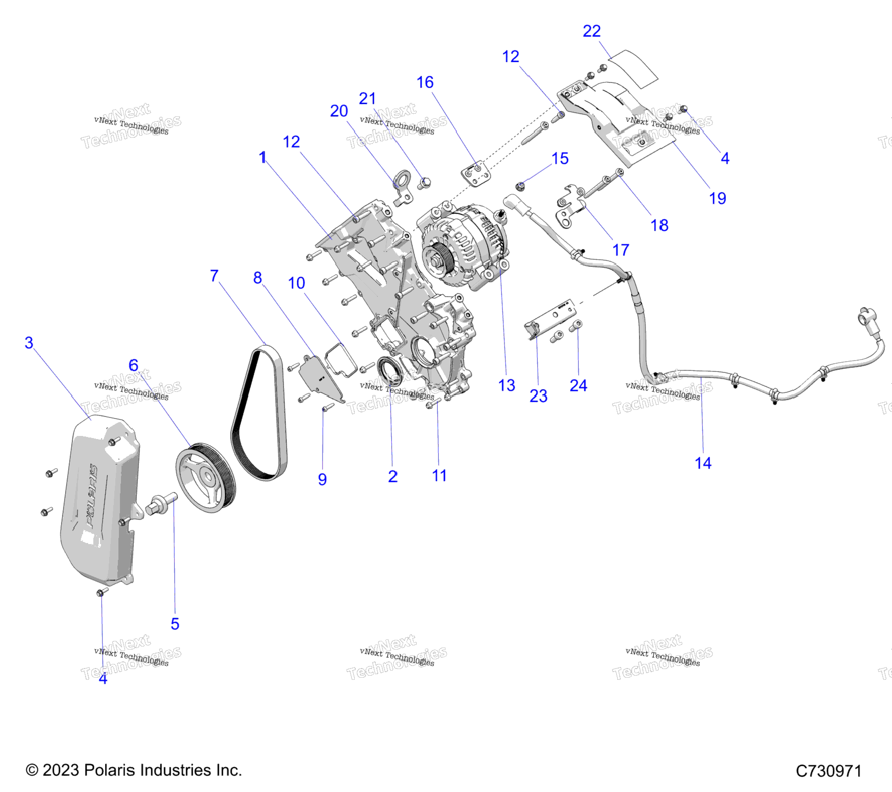 Engine, Alternator