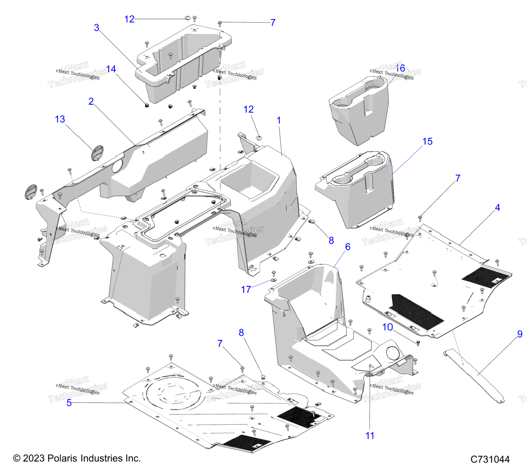 Body, Front Floor And Closeoff