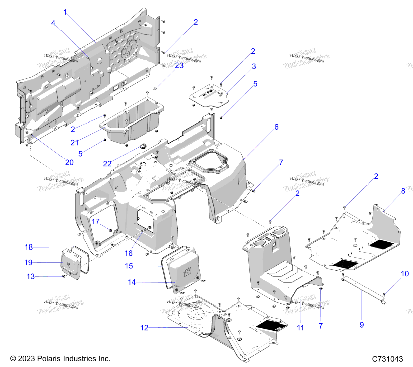 Body, Rear Floor And Closeoff