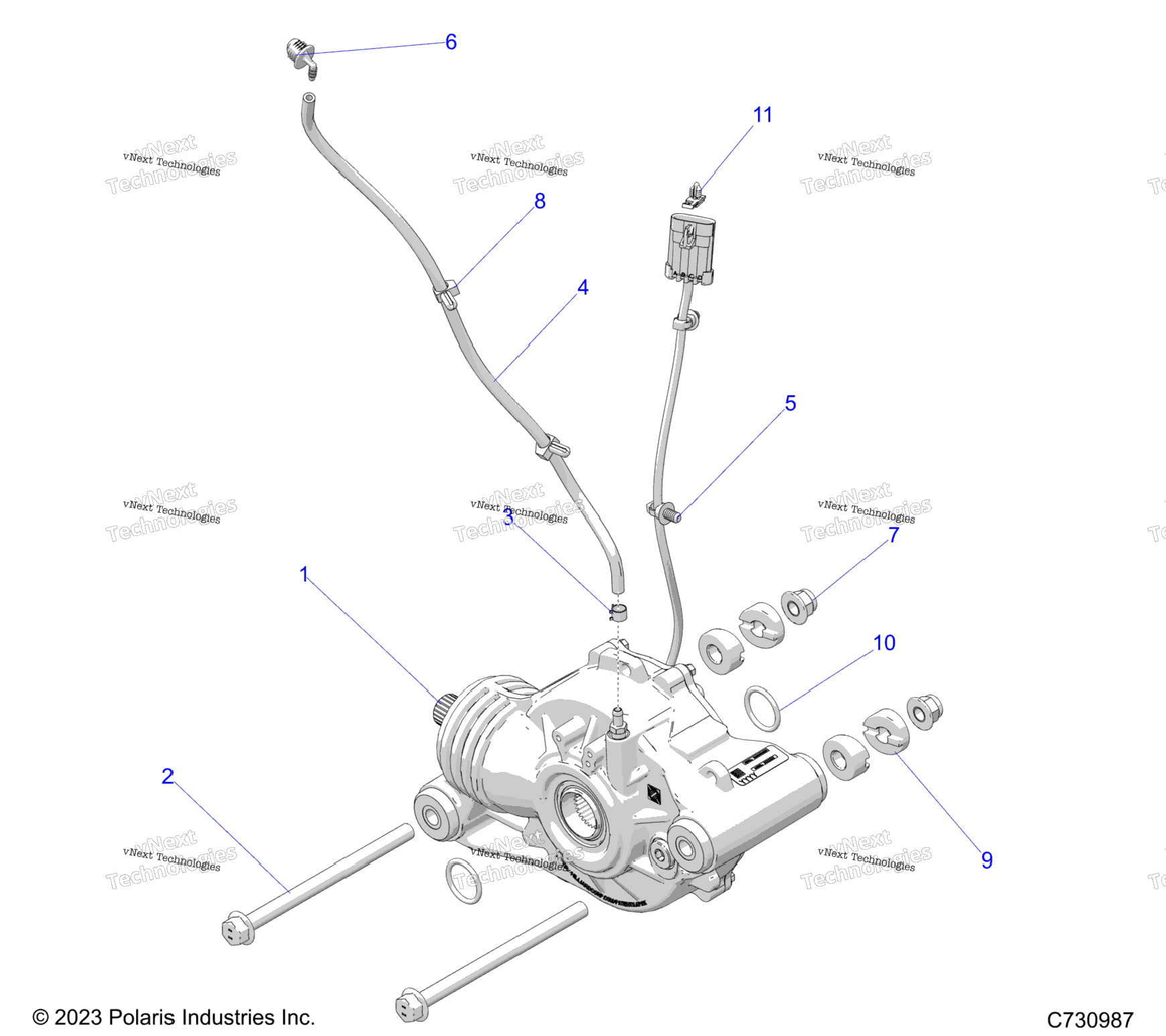 Drive Train, Front Gearcase Mounting