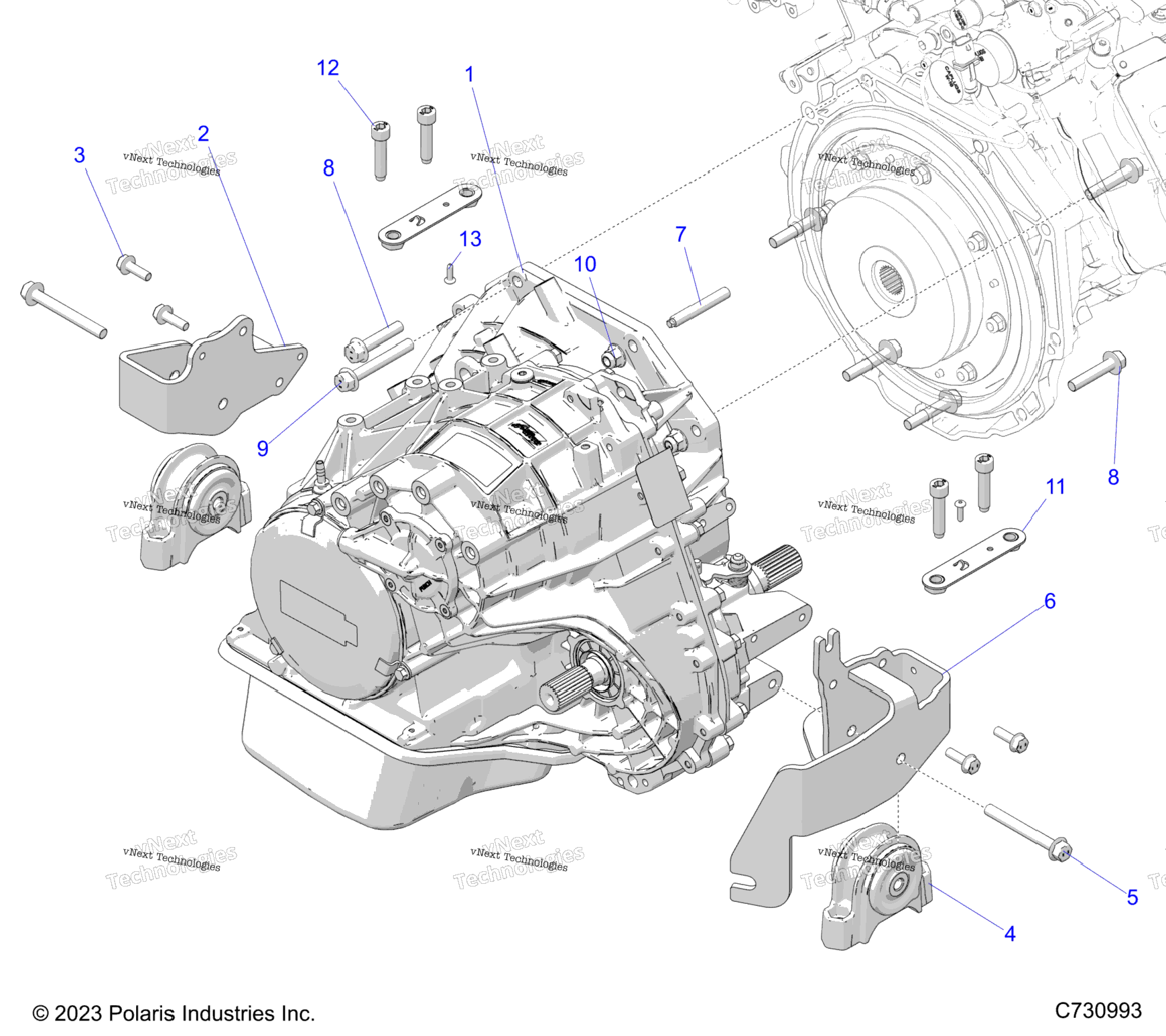 Drive Train, Transmission Mounting