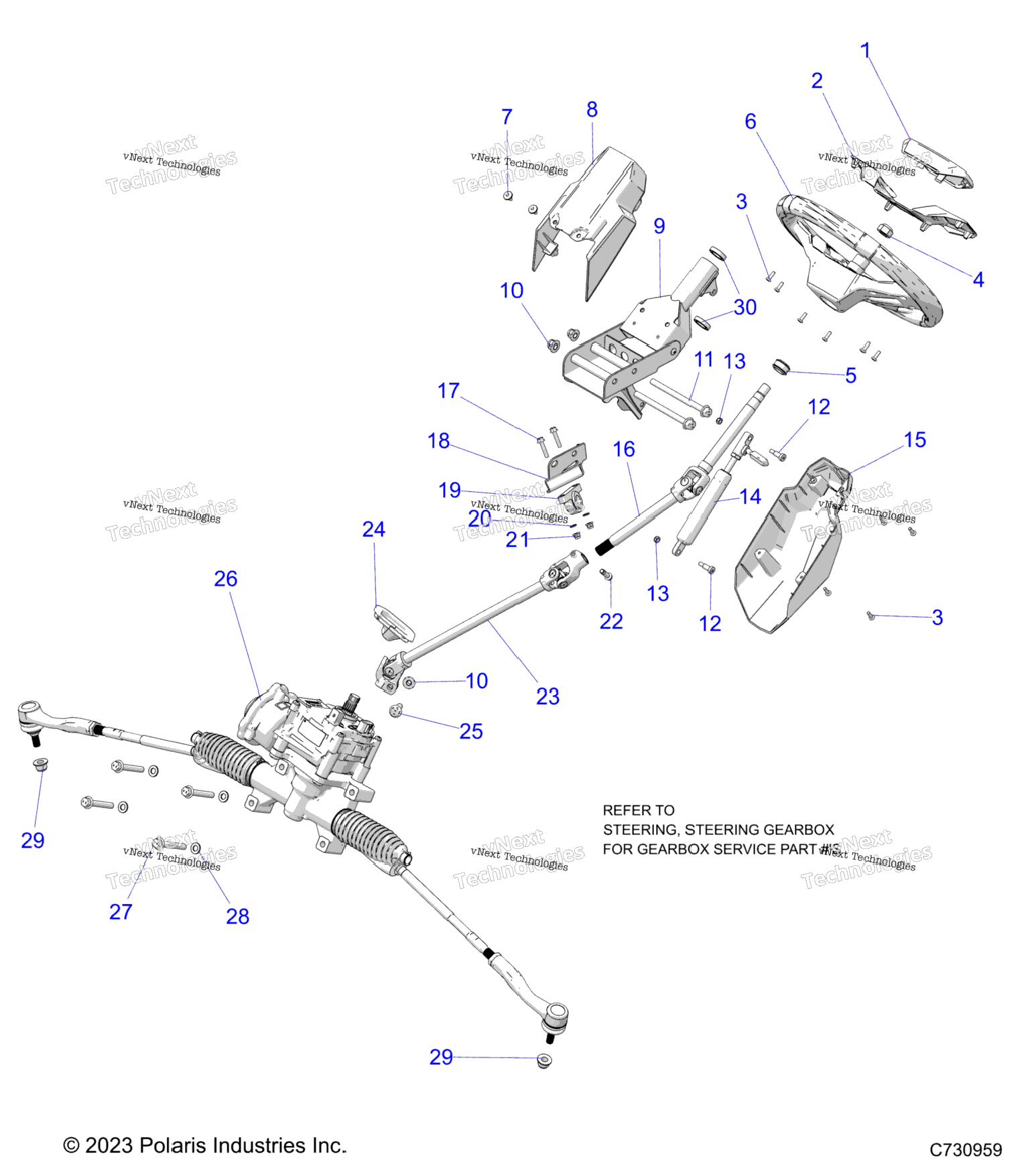 Steering, Steering Asm