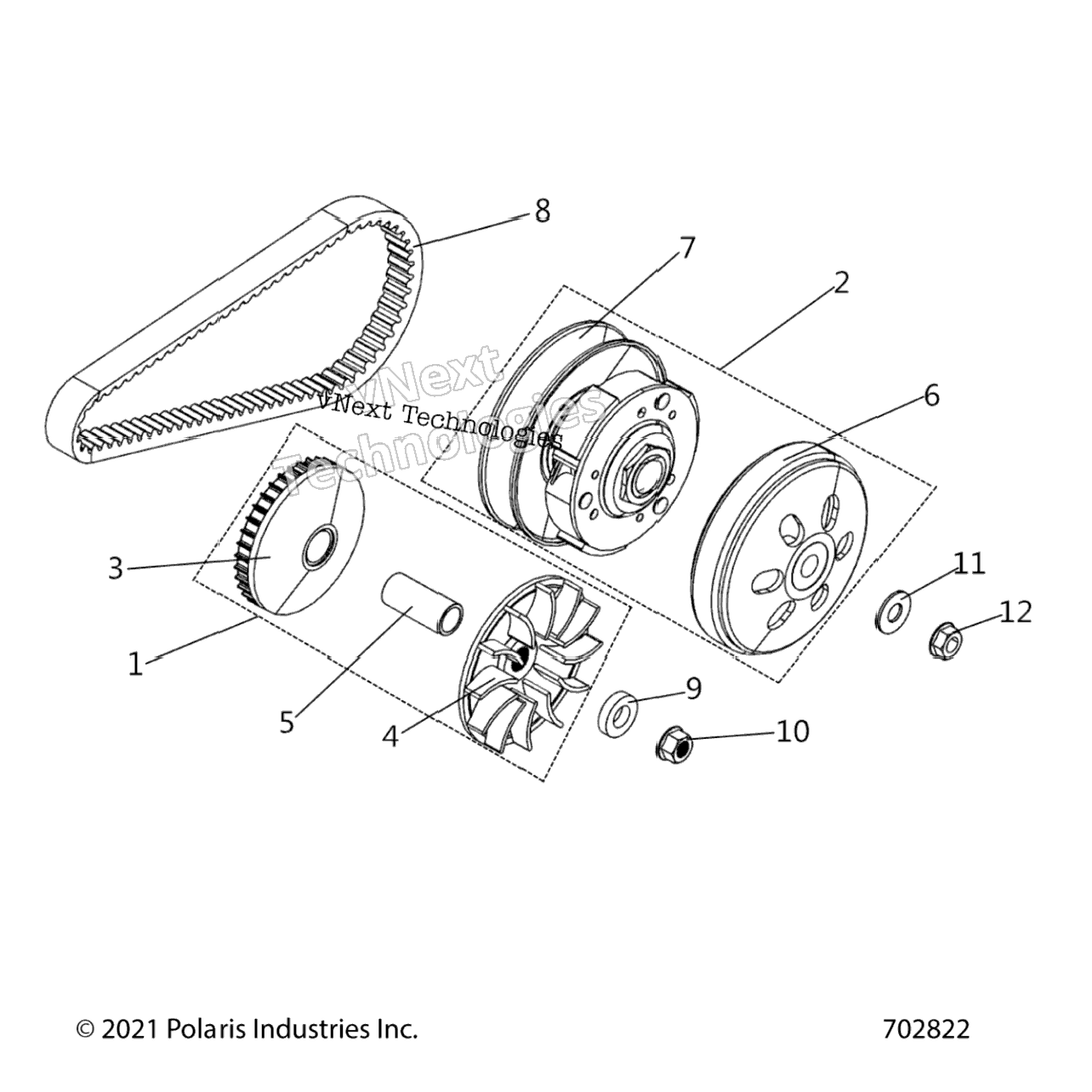 Drive Train, Primary Clutch