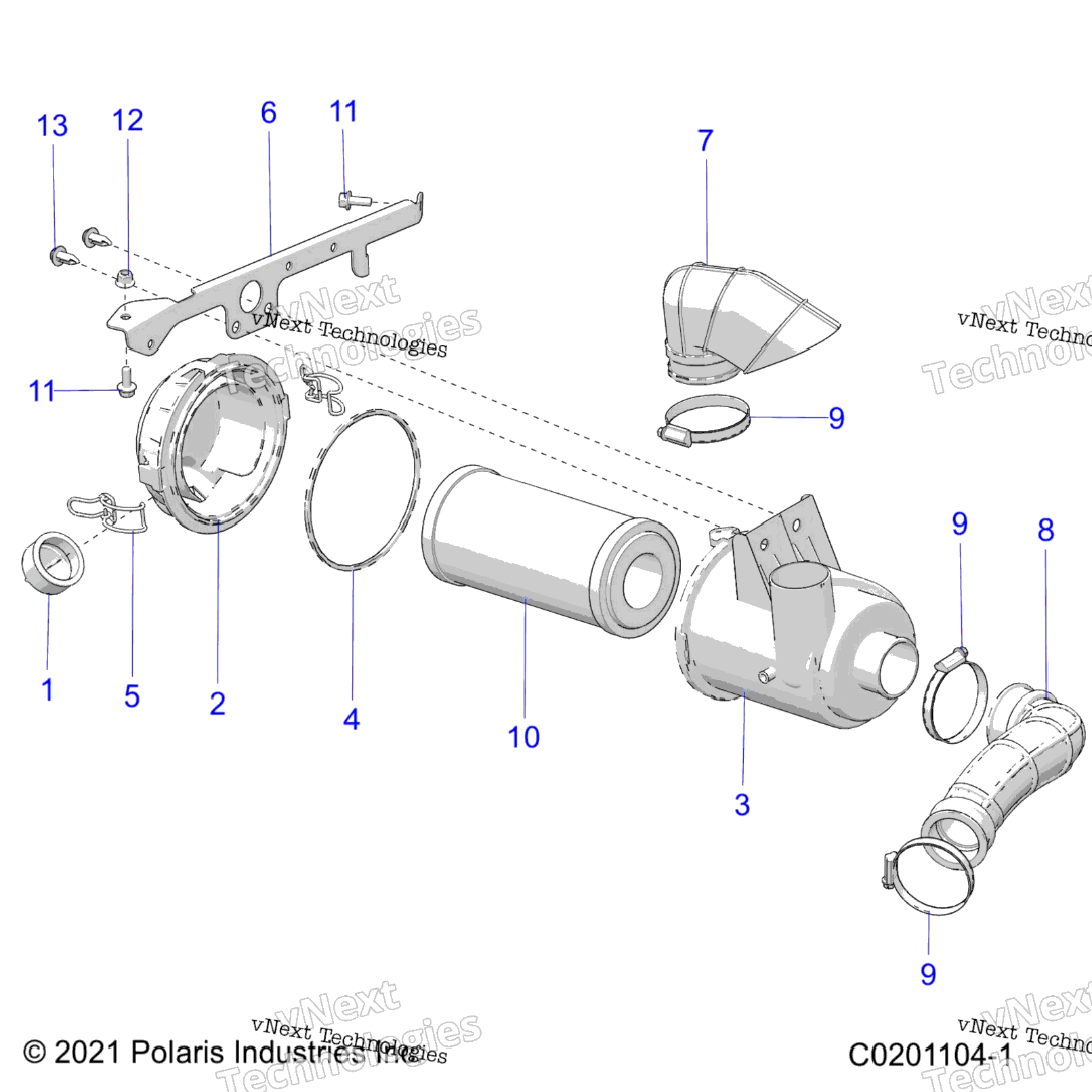 Engine, Air Intake System