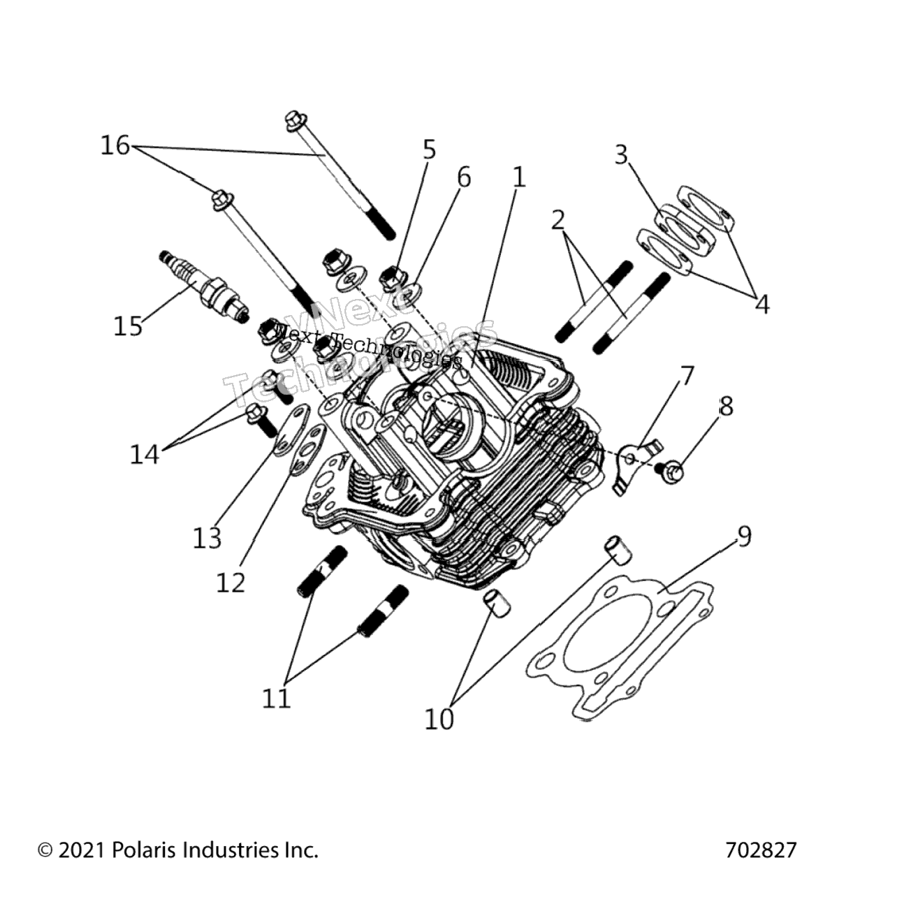 Engine, Cylinder Head Asm