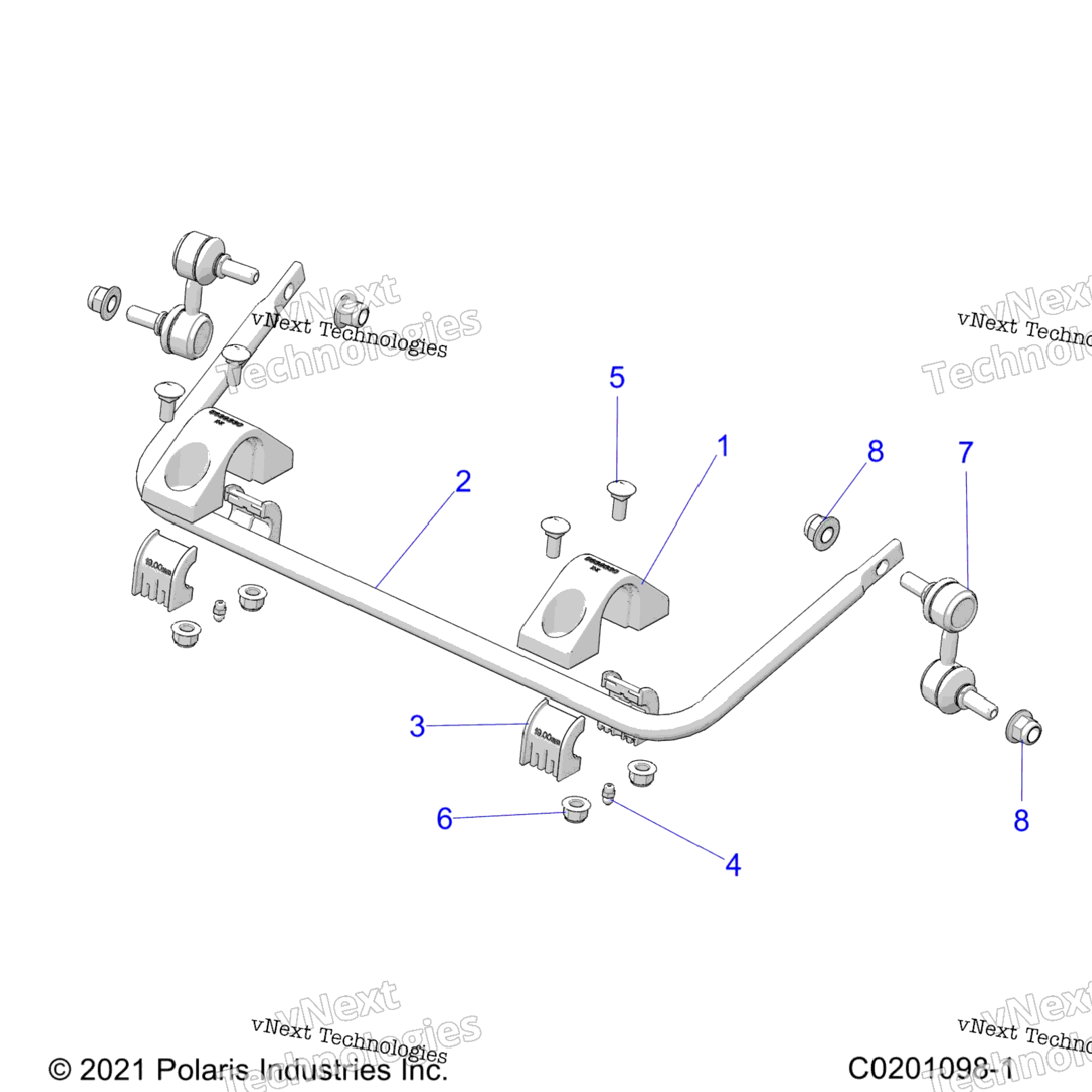 Suspension, Rear Stabilizer Bar