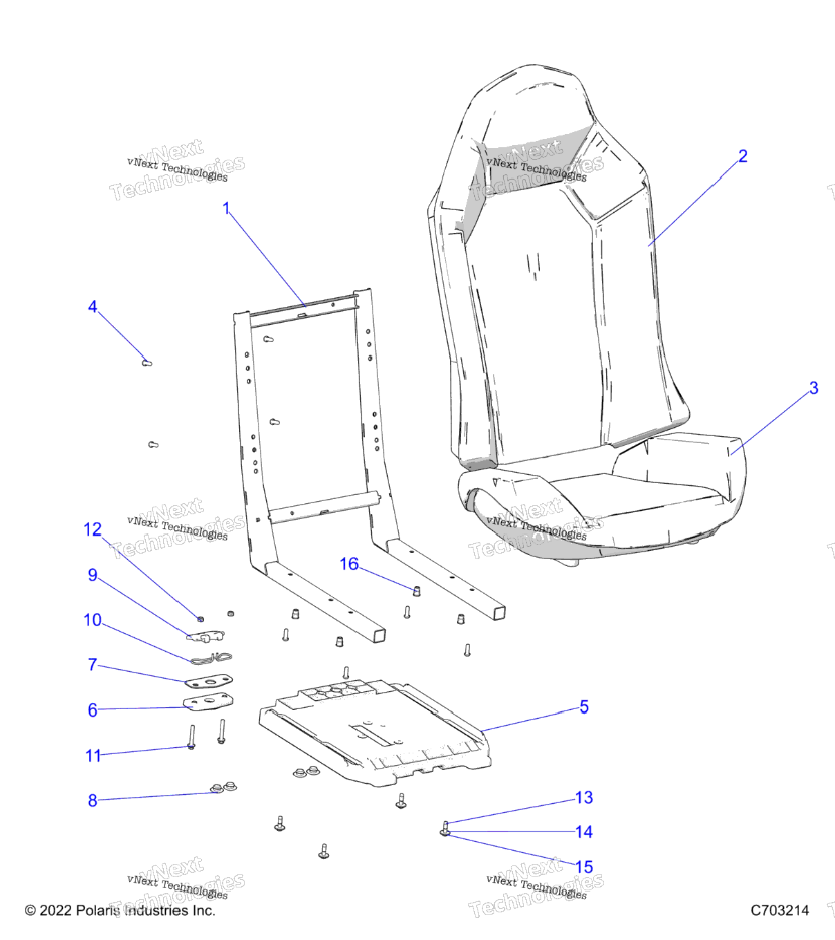 Body, Seat Asm