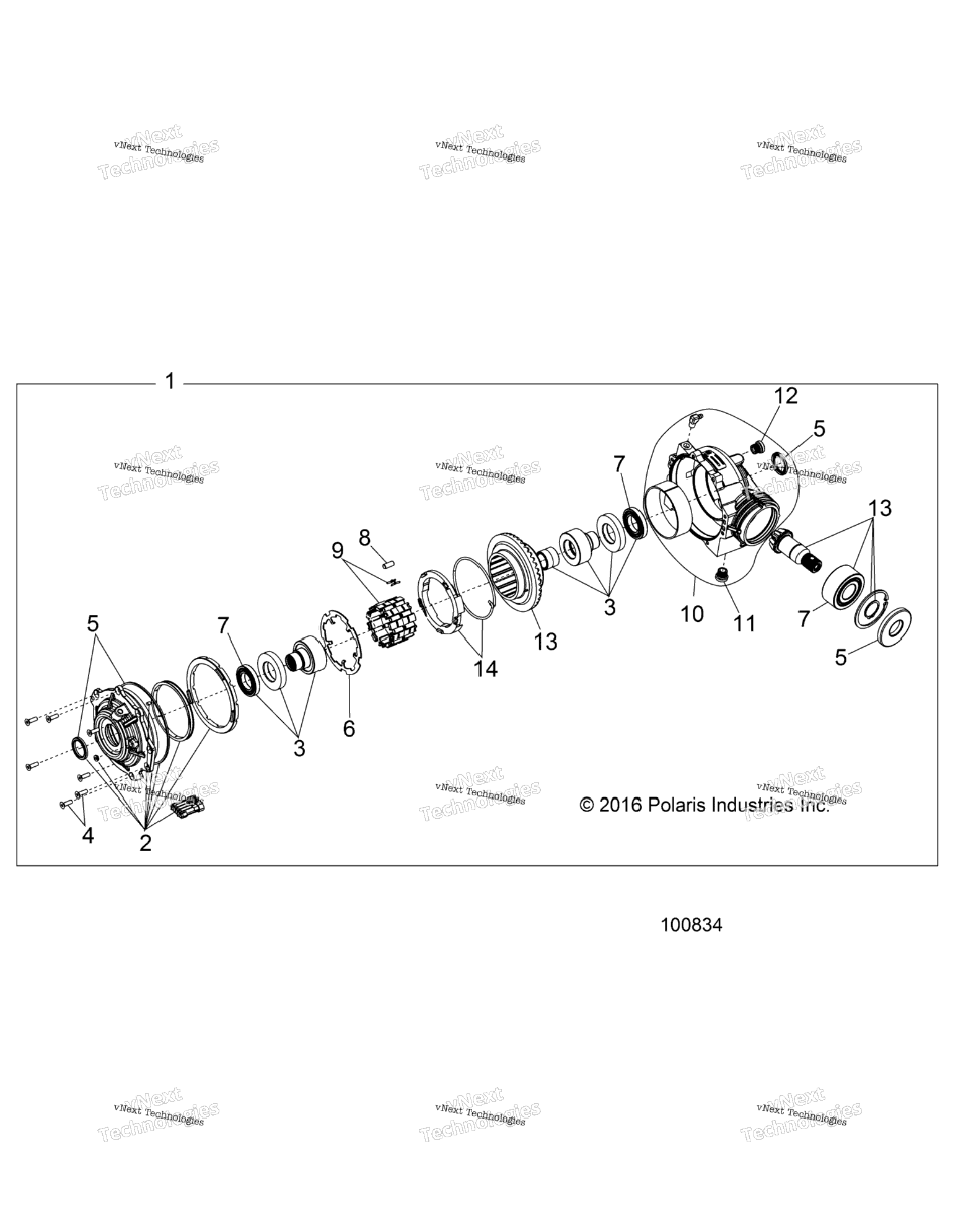 Drive Train, Front Gearcase Internals