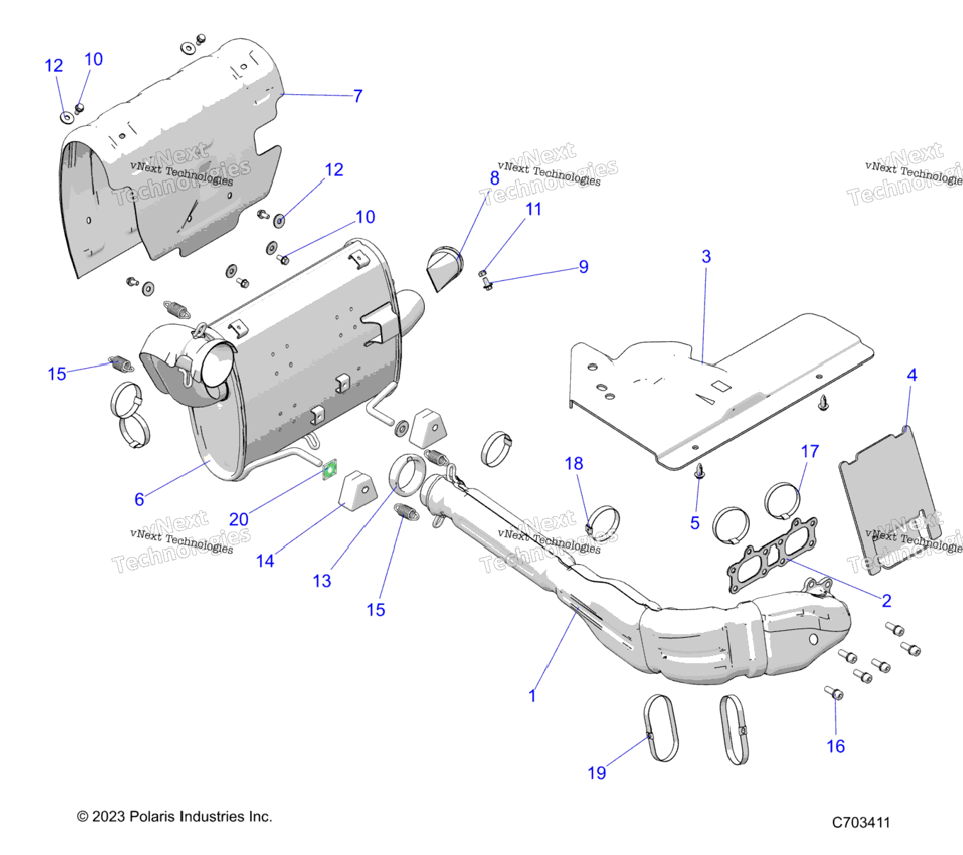 Engine, Exhaust System