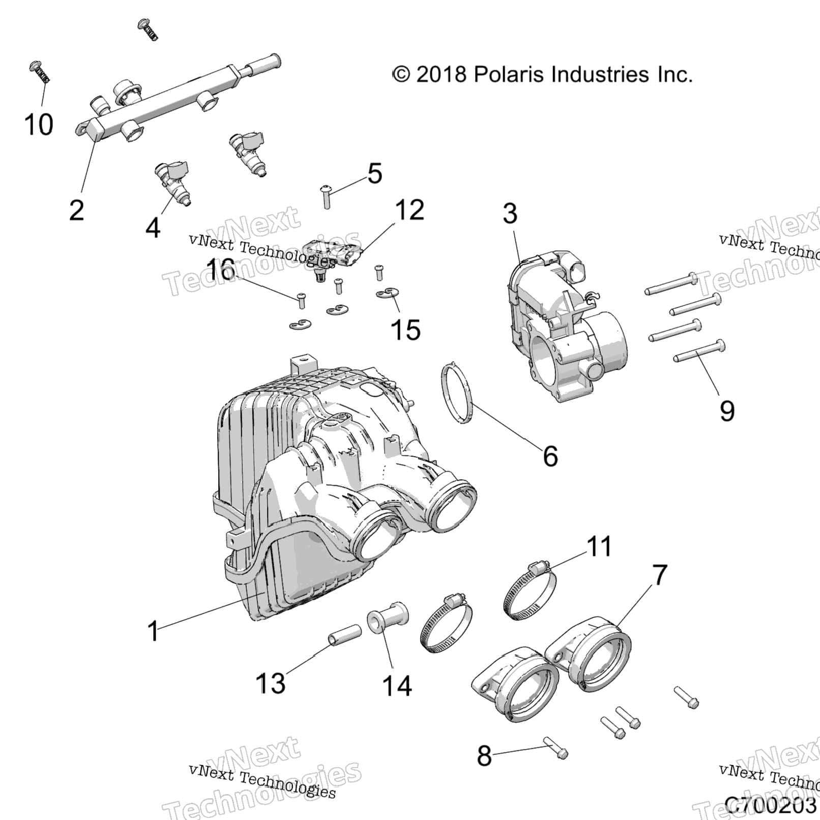 Engine, Intake & Throttle Body