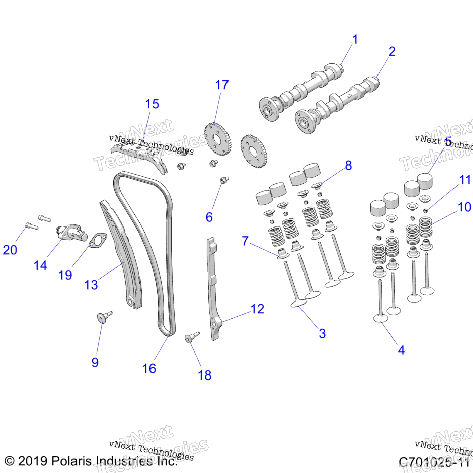 Engine, Valves & Camshafts