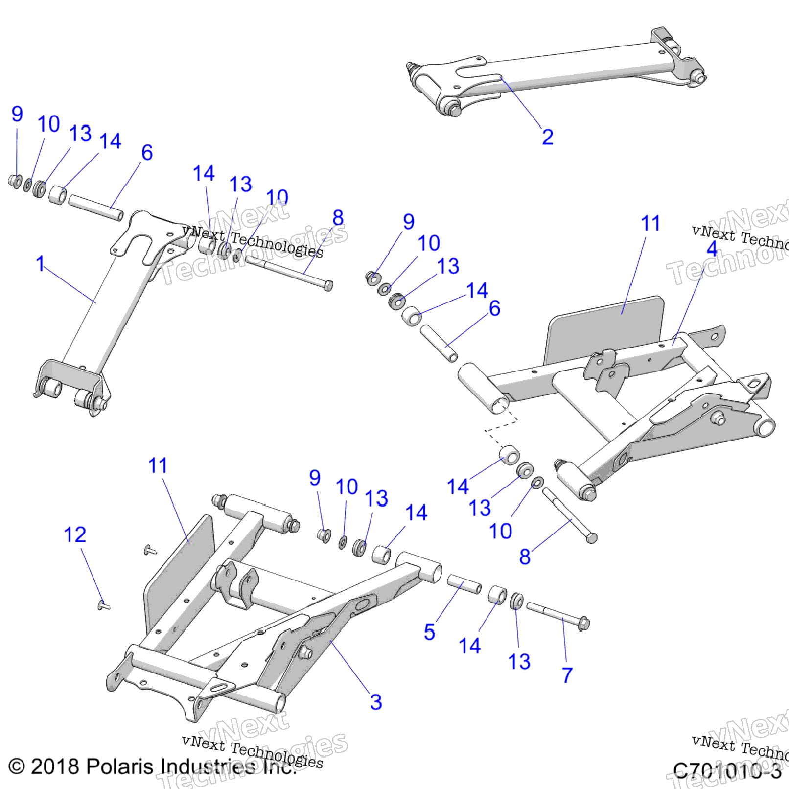 Suspension, Rear Control Arms Suspension, Rear Carrier Suspension, Front Stabilizer Bar