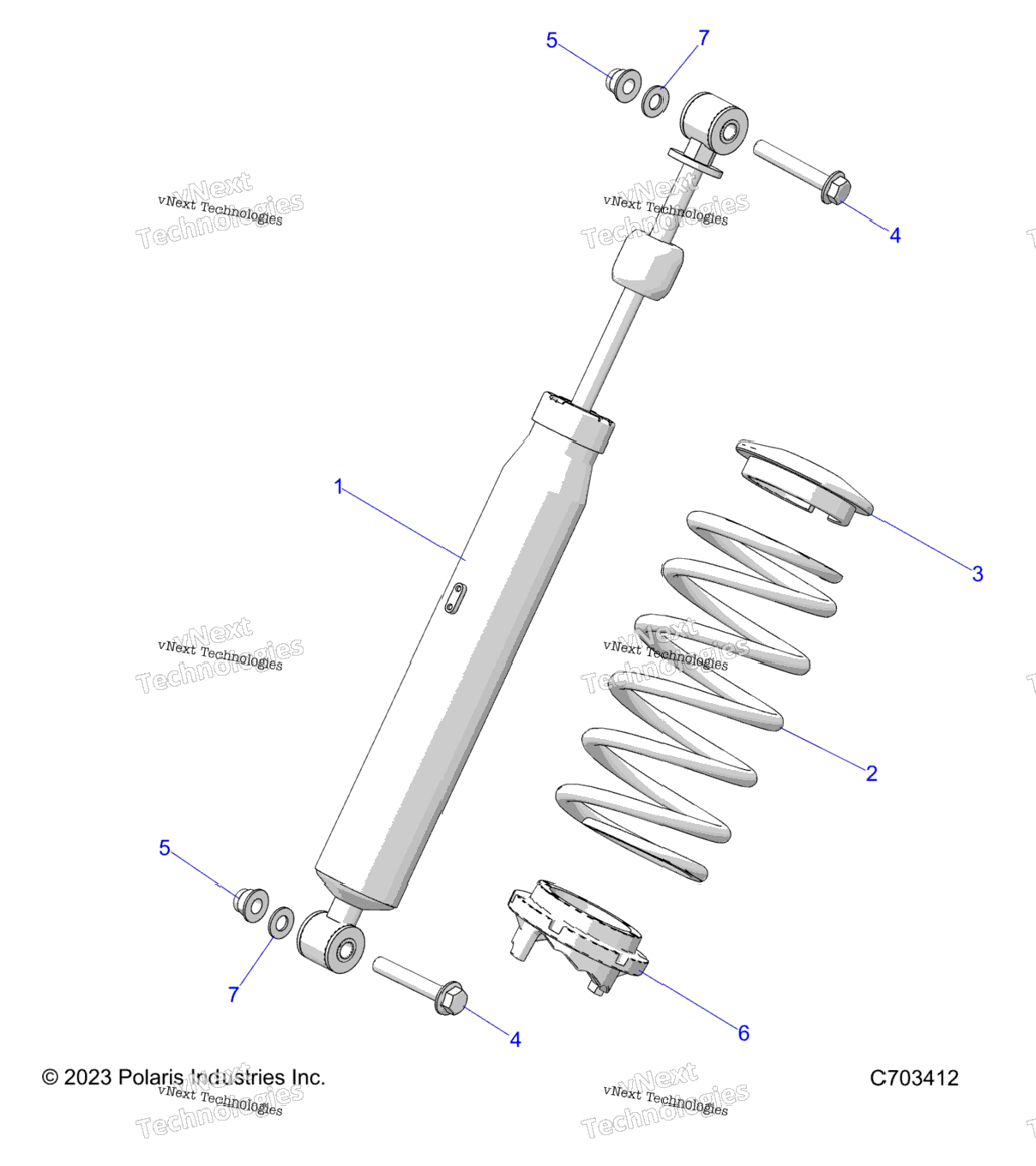 Suspension, Rear Shock