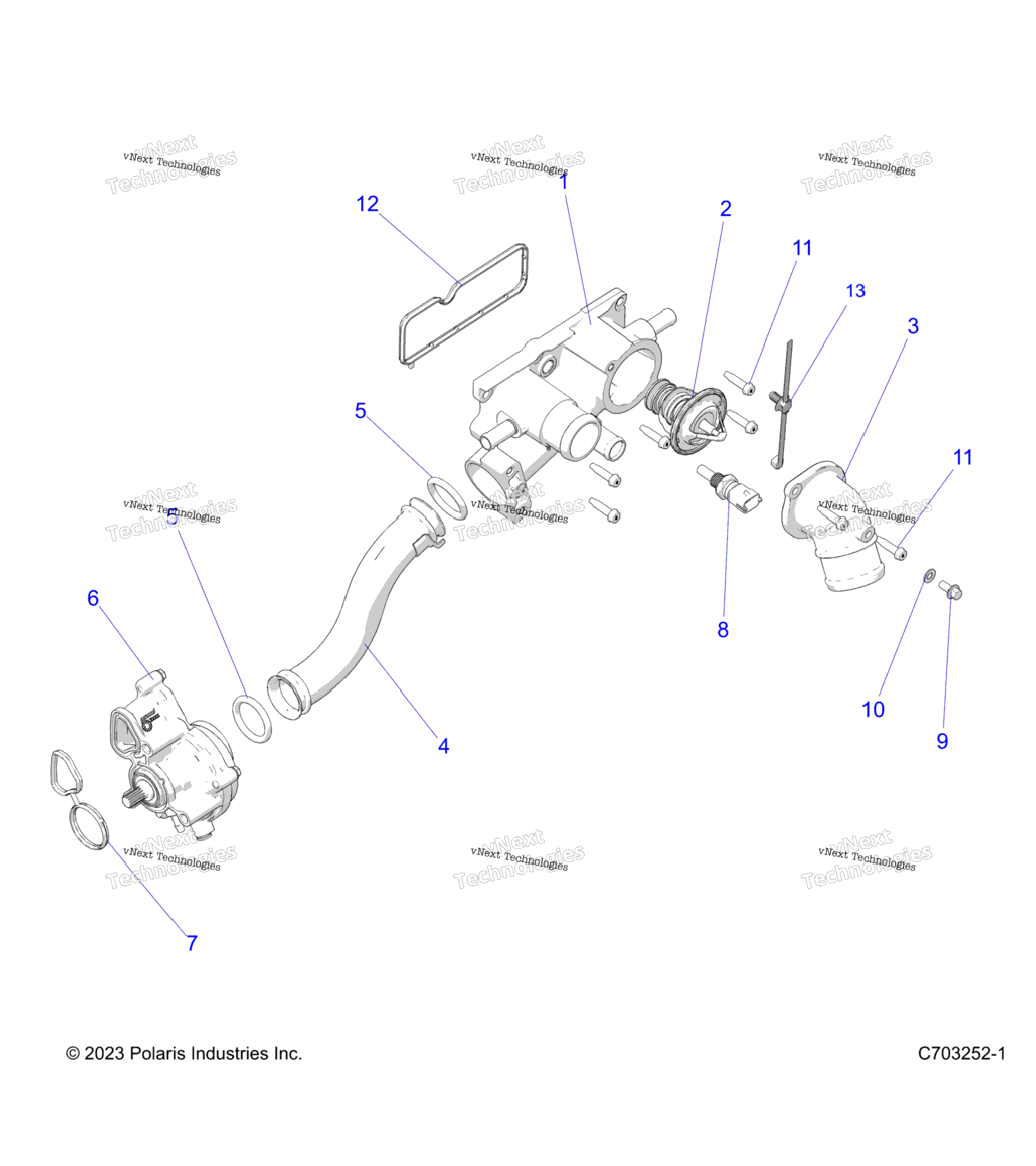 Engine, Waterpump And Related