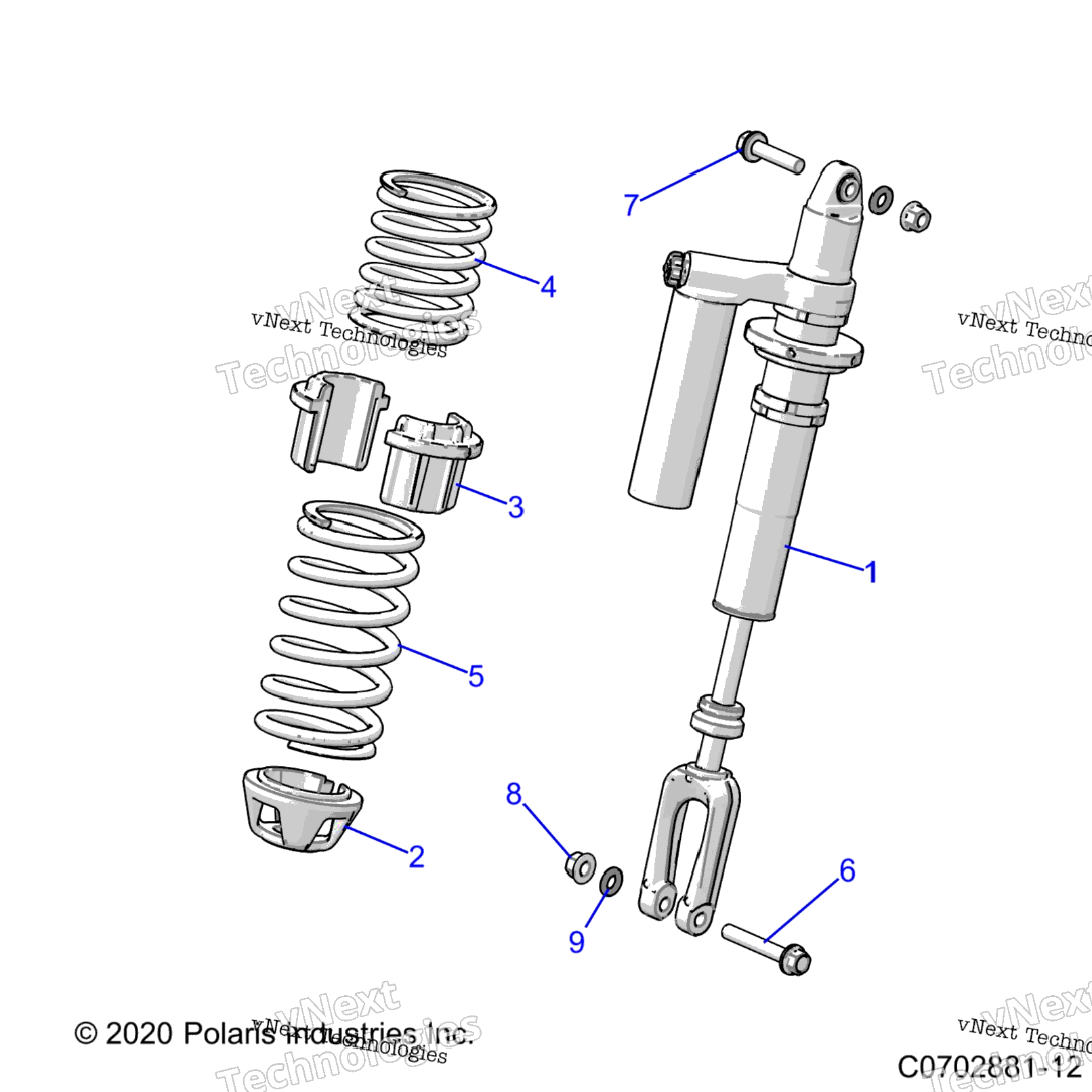 Suspension, Front Shock Mounting