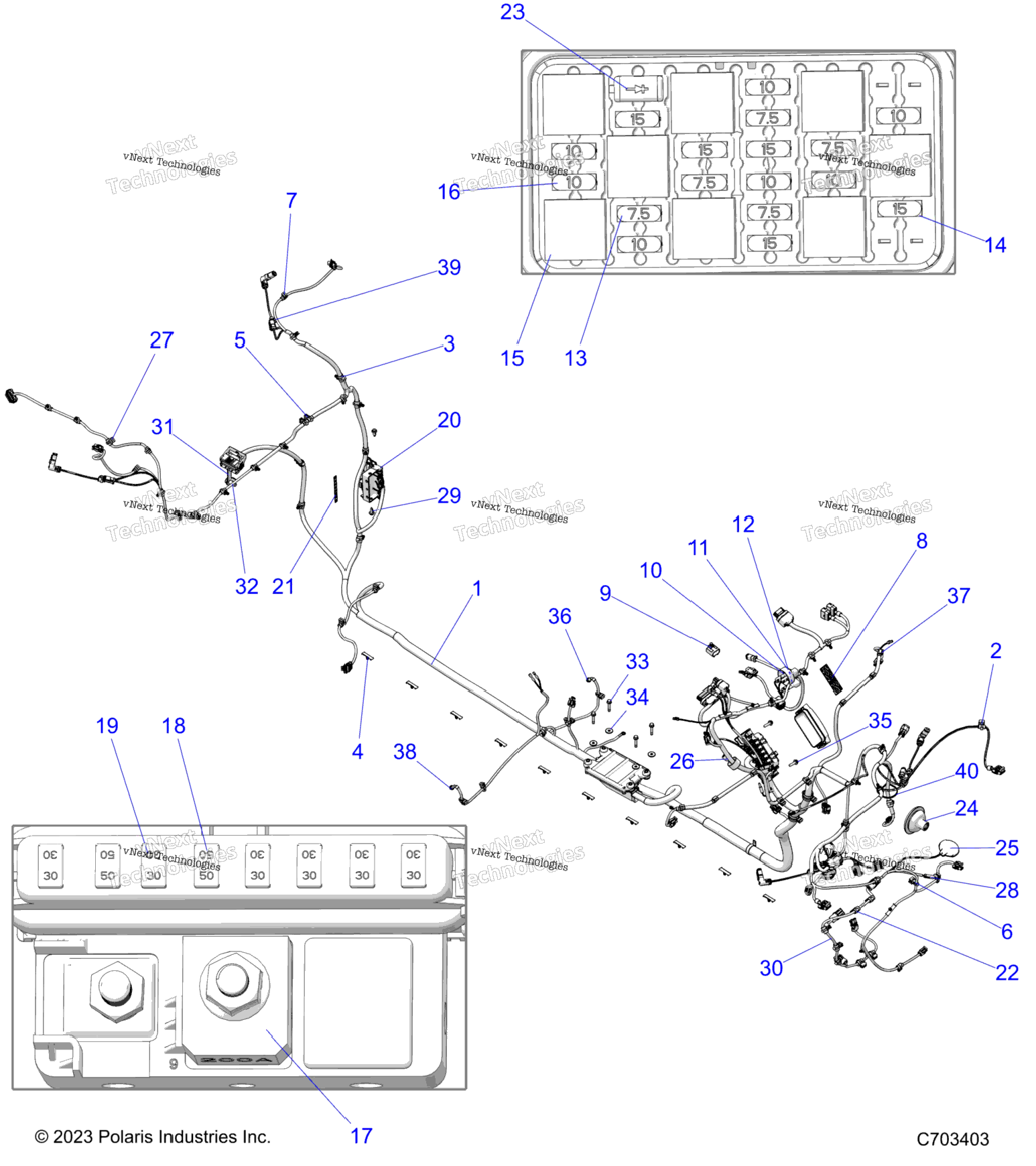 Electrical, Wire Harness, Chassis, Premium