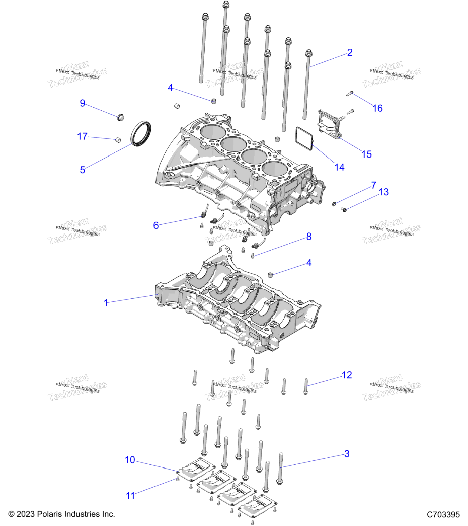 Engine, Cylinder Block