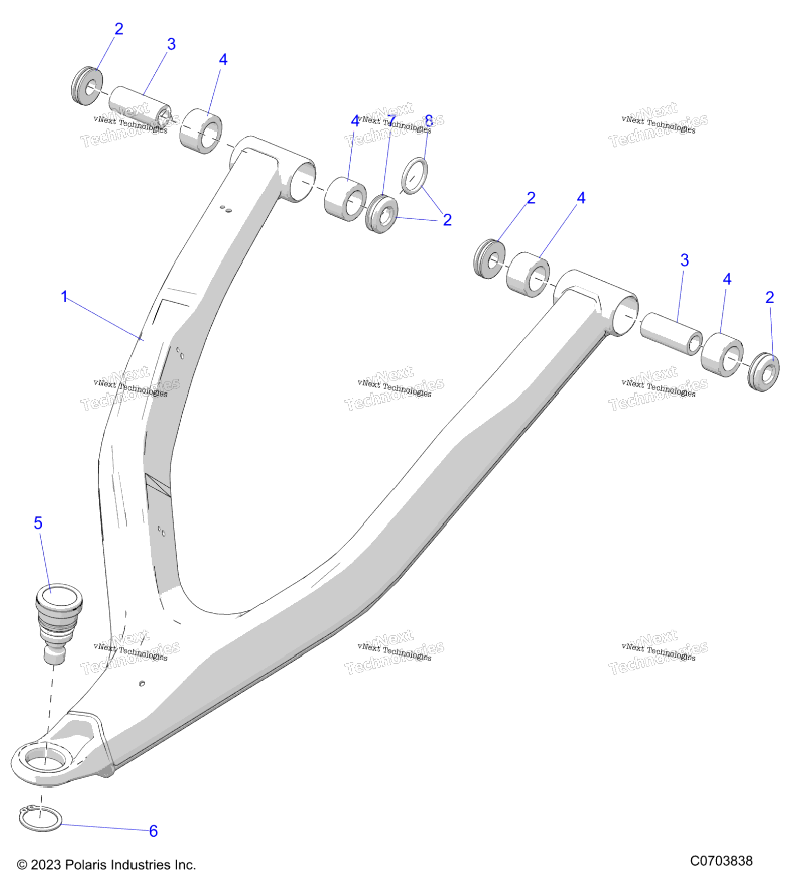 Suspension, Front Control Arm Upper