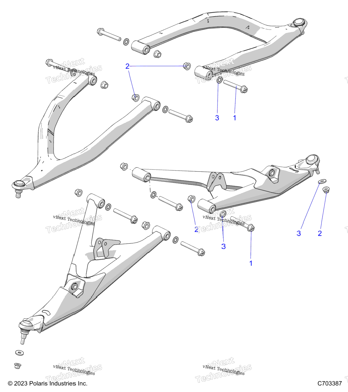 Suspension, Front Control Arms Mounting