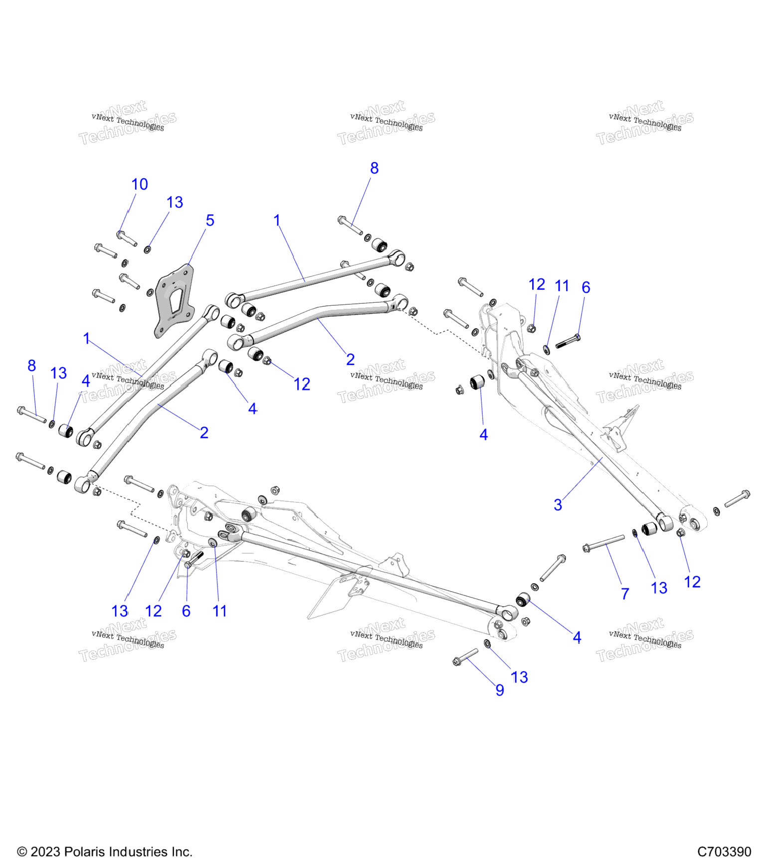 Suspension, Rear Trailing Arms Mounting