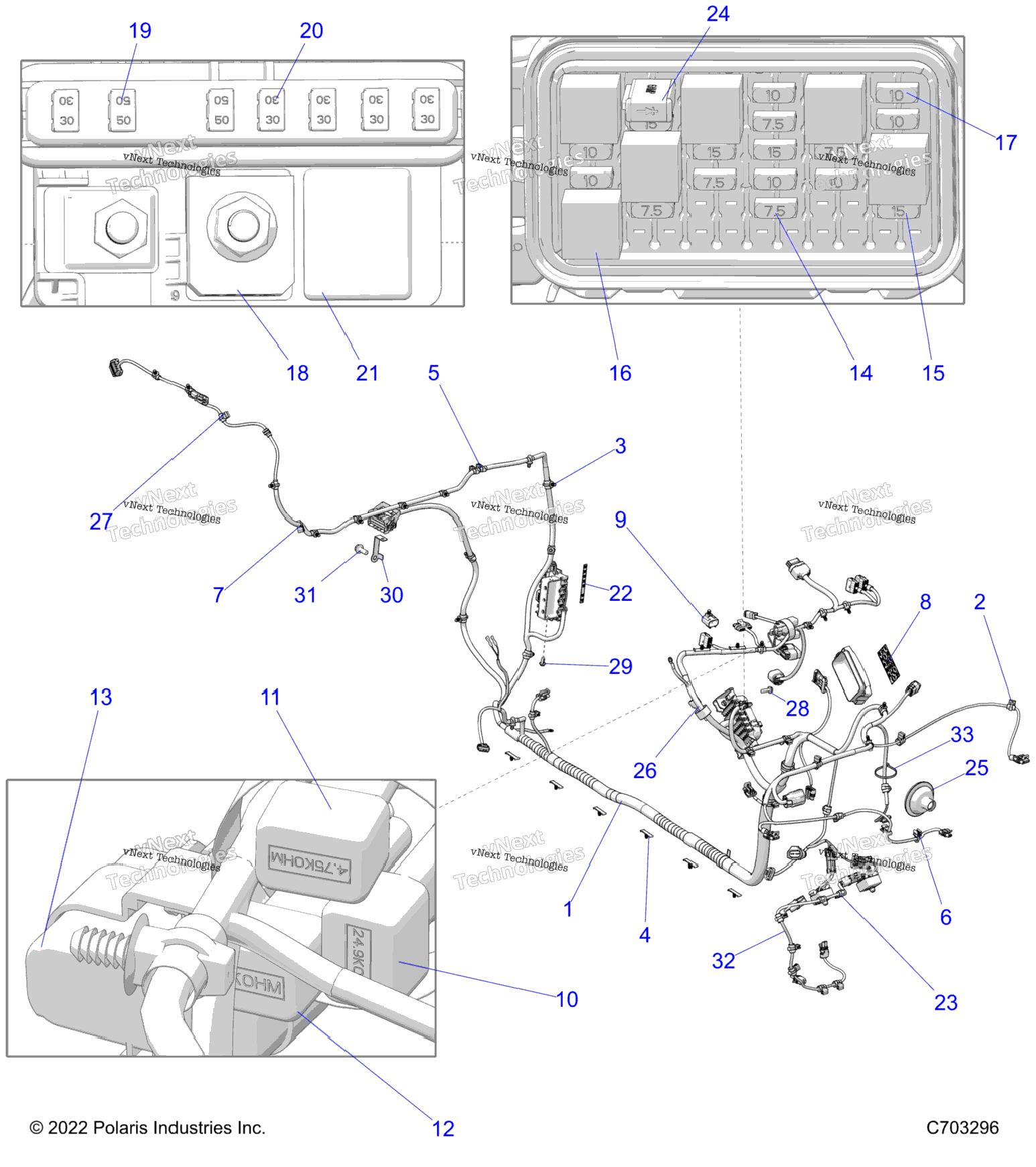 Electrical, Wire Harness, Chassis