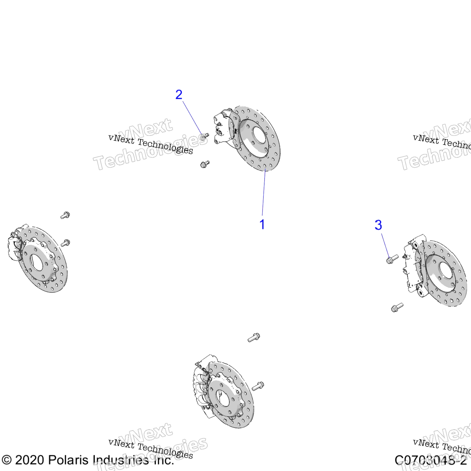 Brakes, Caliper Mounting And Rotors