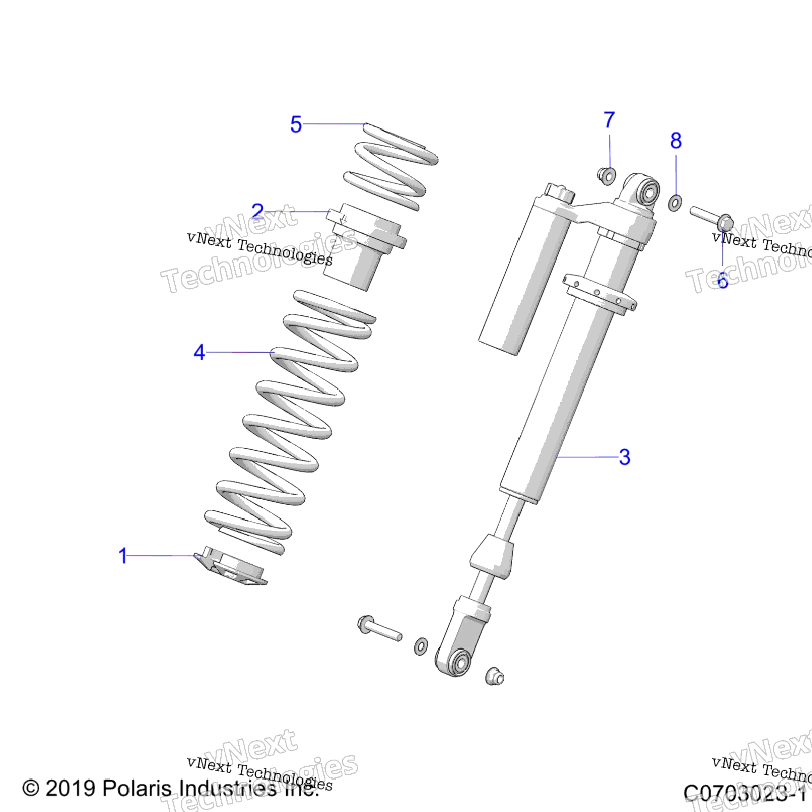 Suspension, Front Shock Mounting, StandardPremium