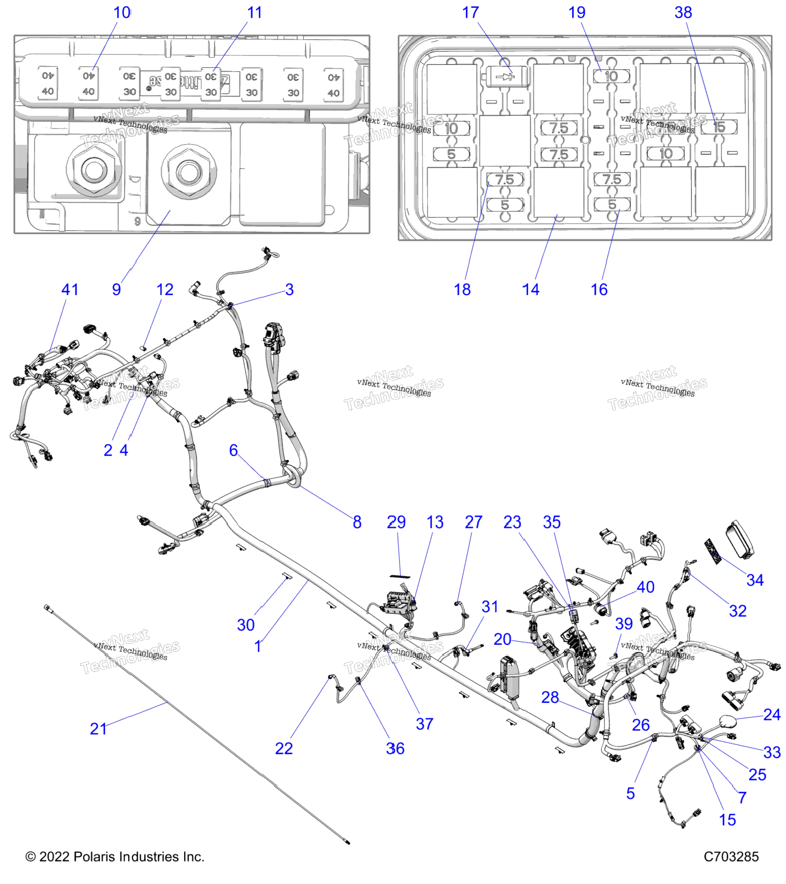 Electrical, Wire Harness, Chassis