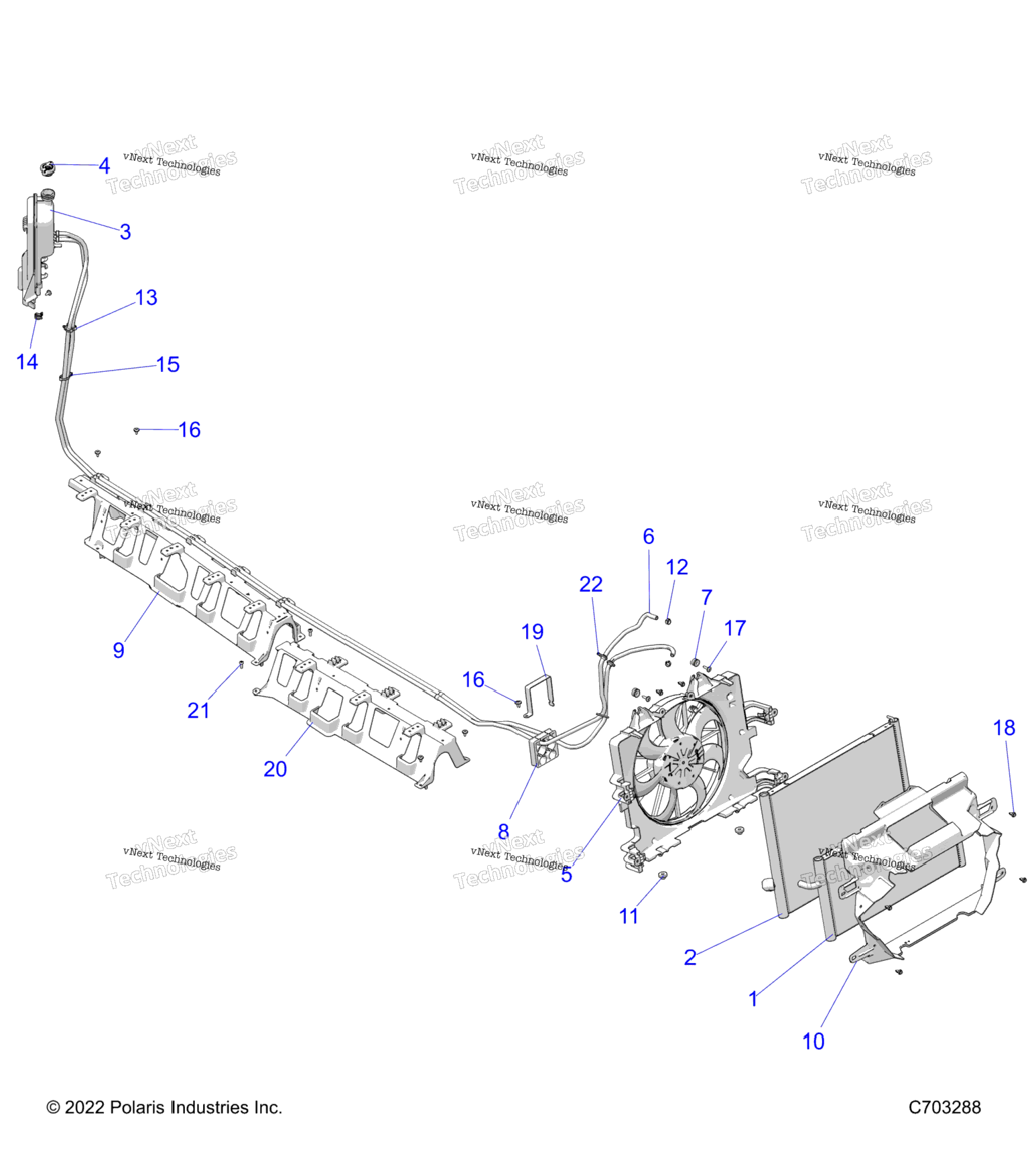 Engine, Cooling, Radiator