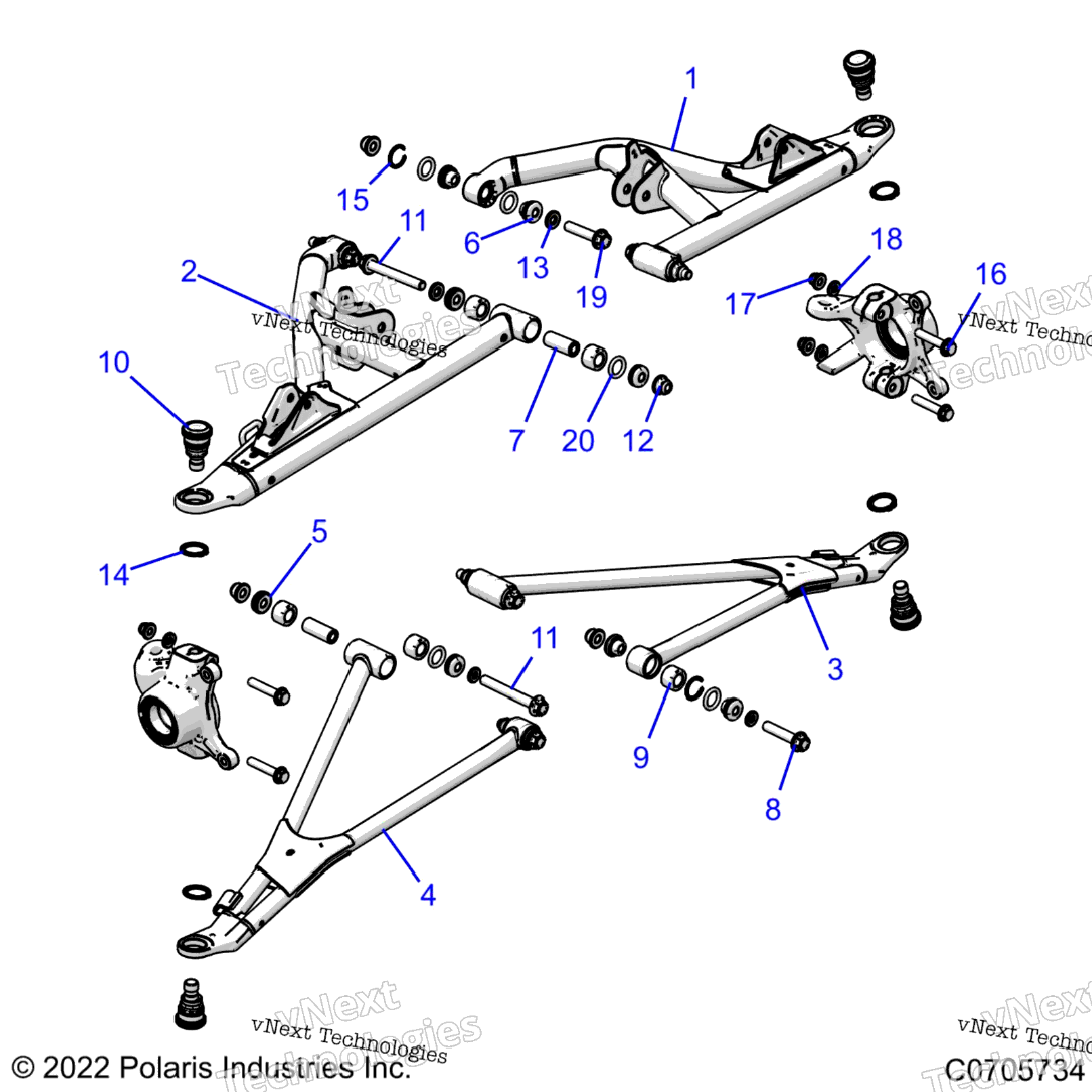 Suspension, Front Control Arms