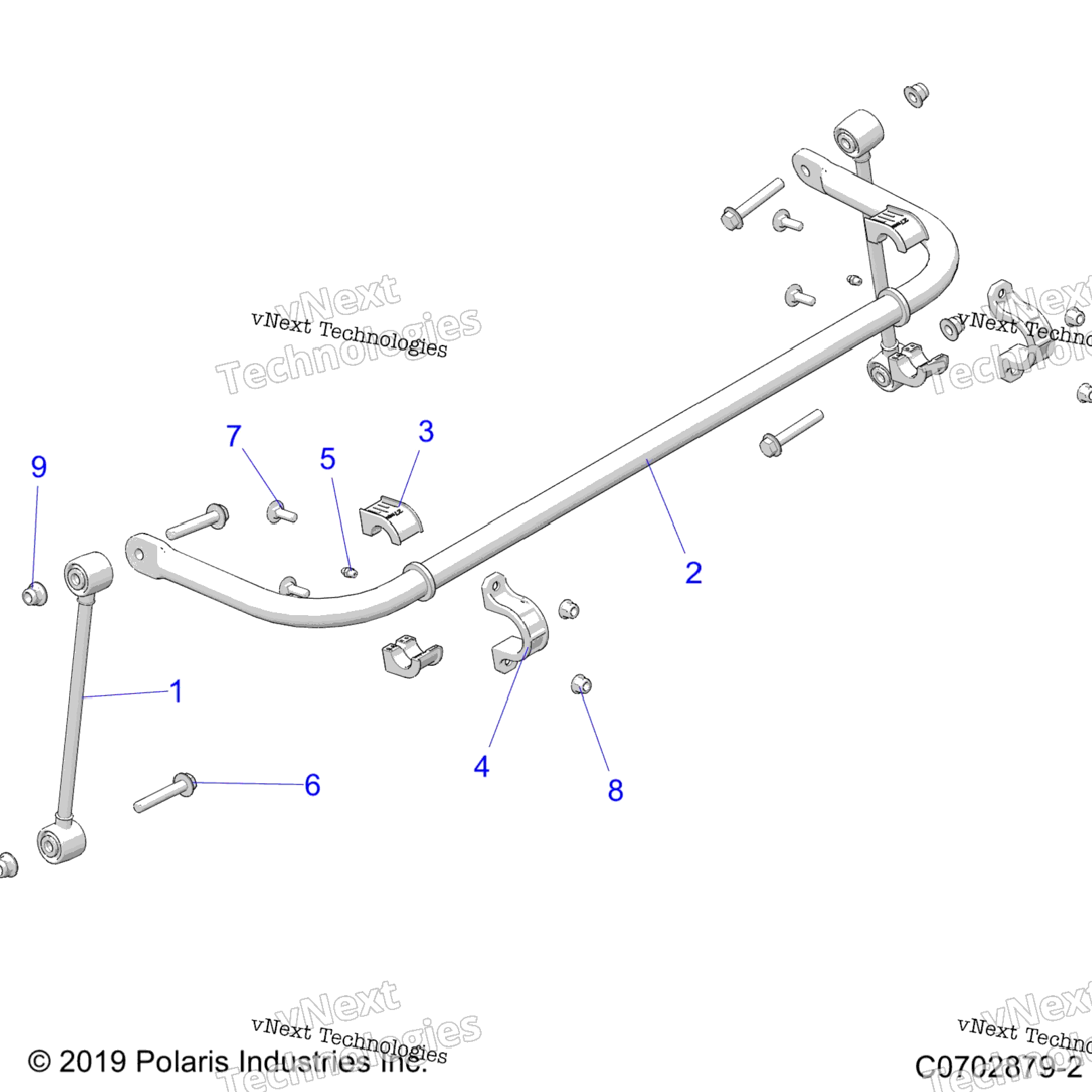 Suspension, Rear Stabilizer Bar