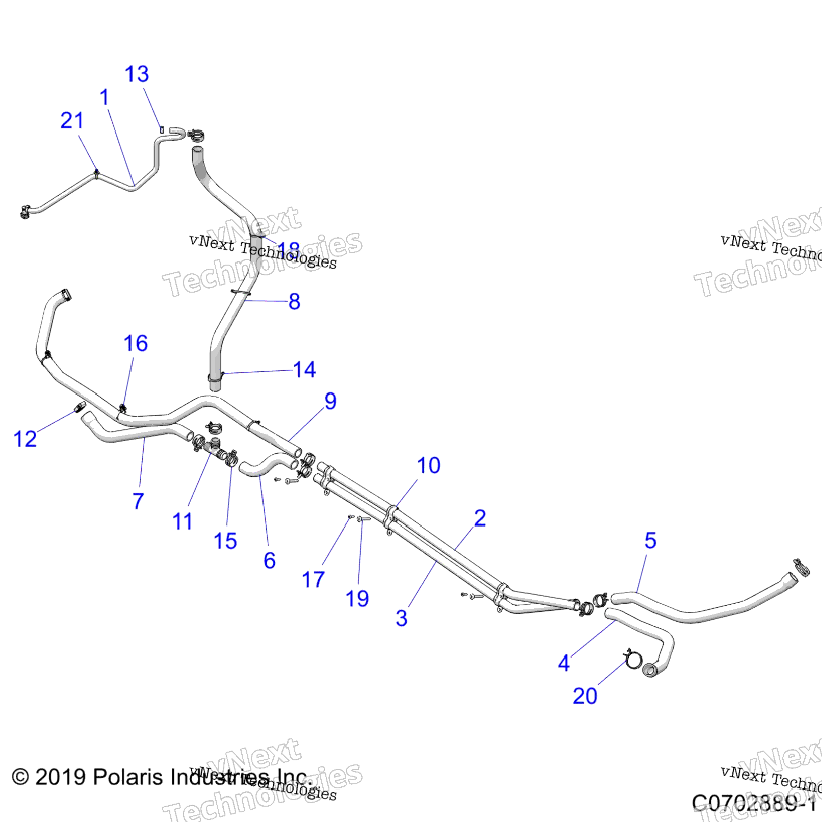 Engine, Cooling Routing Engine