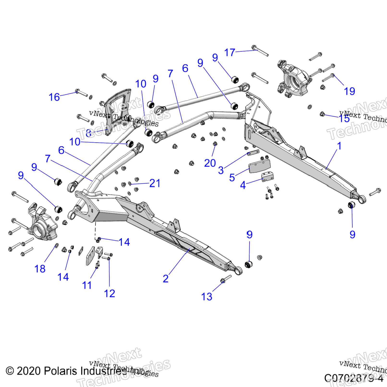 Suspension, Rear Trailing Arms