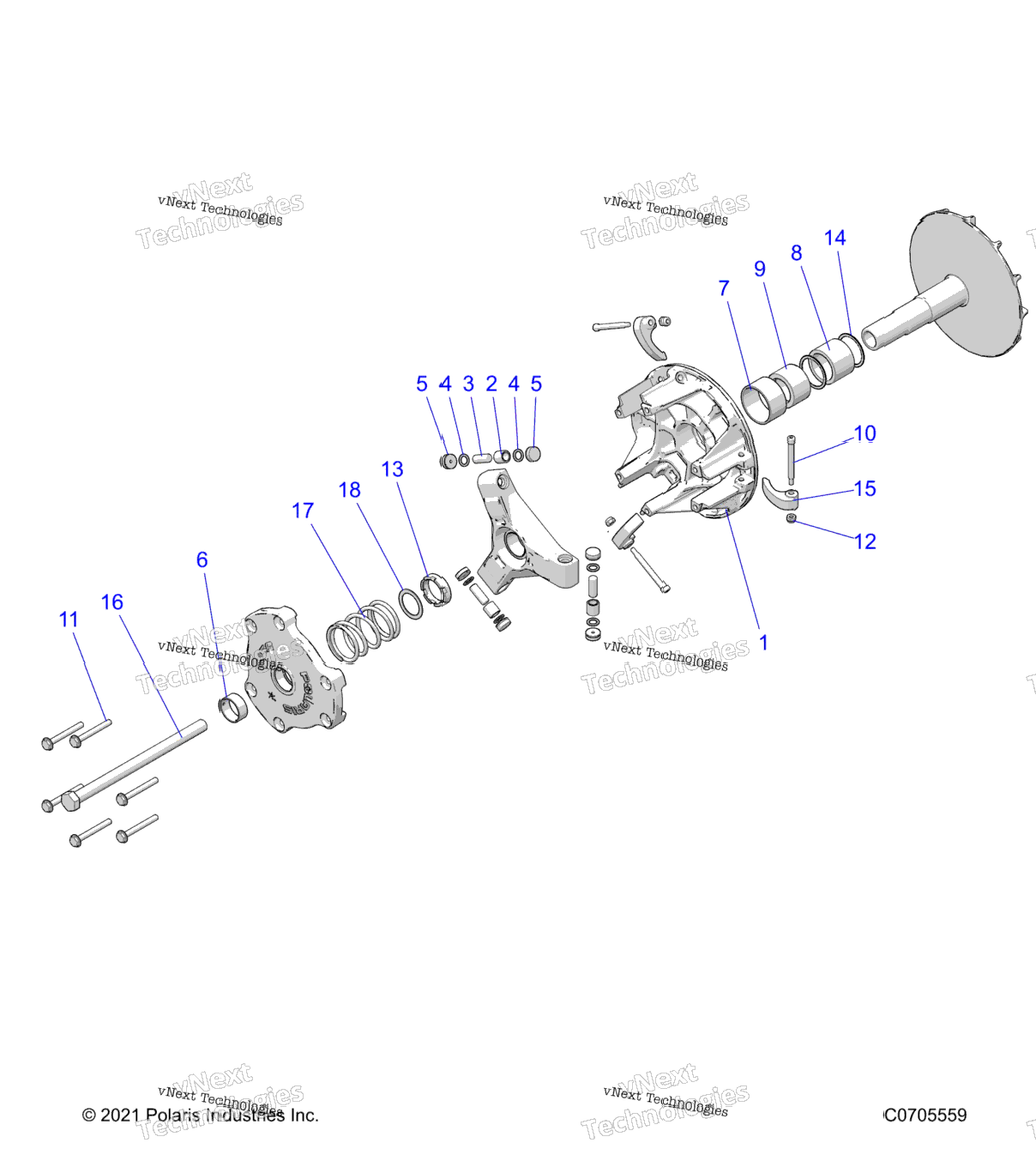 Drive Train, Primary Clutch