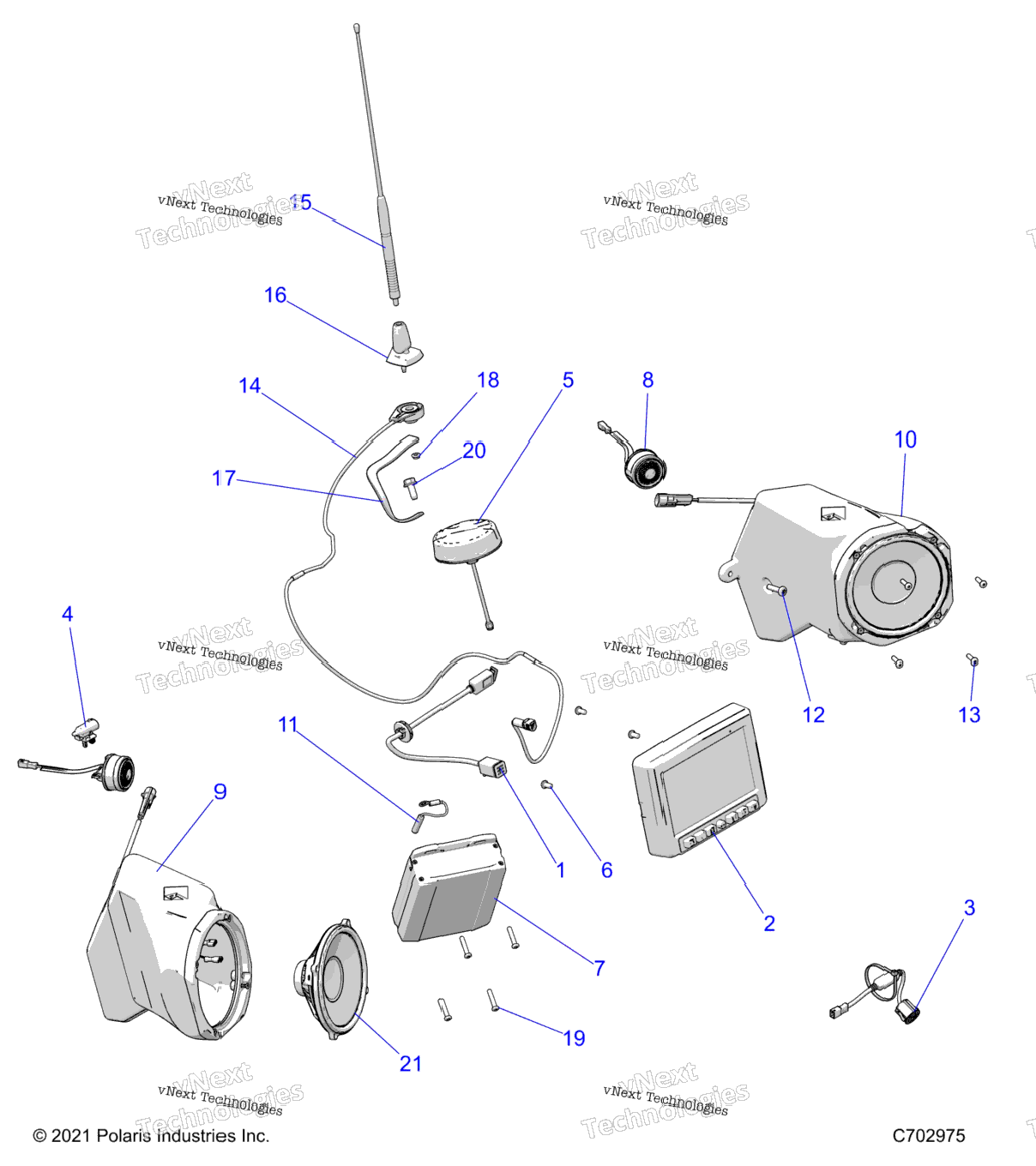 Electrical, Audio, Front, Ride Command