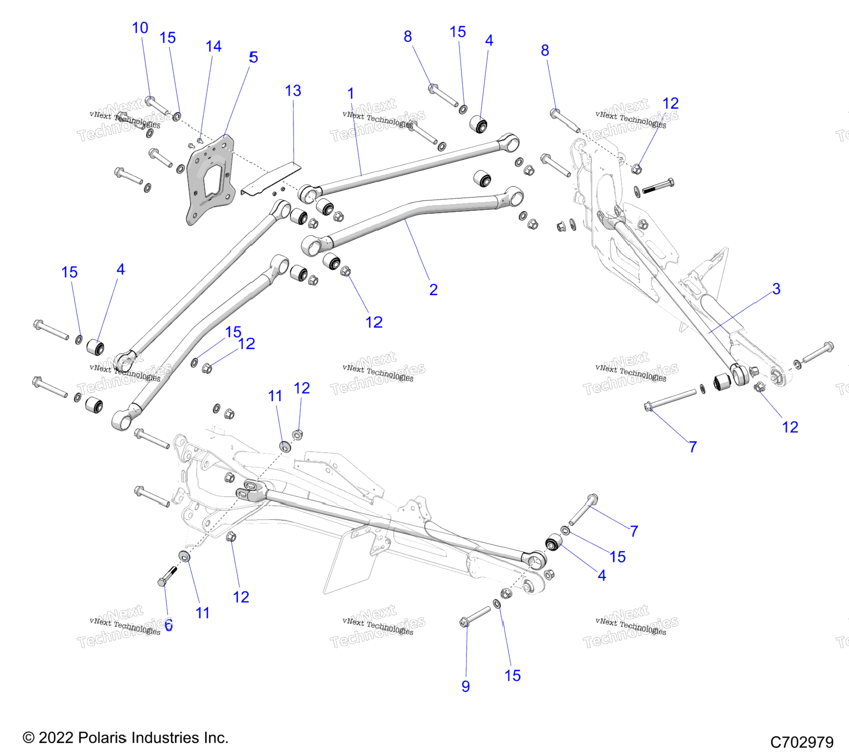 Suspension, Rear Trailing Arms Mounting