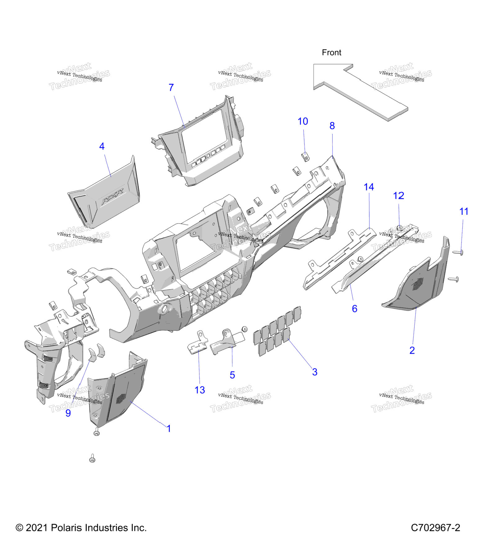 Body, Dash Lower