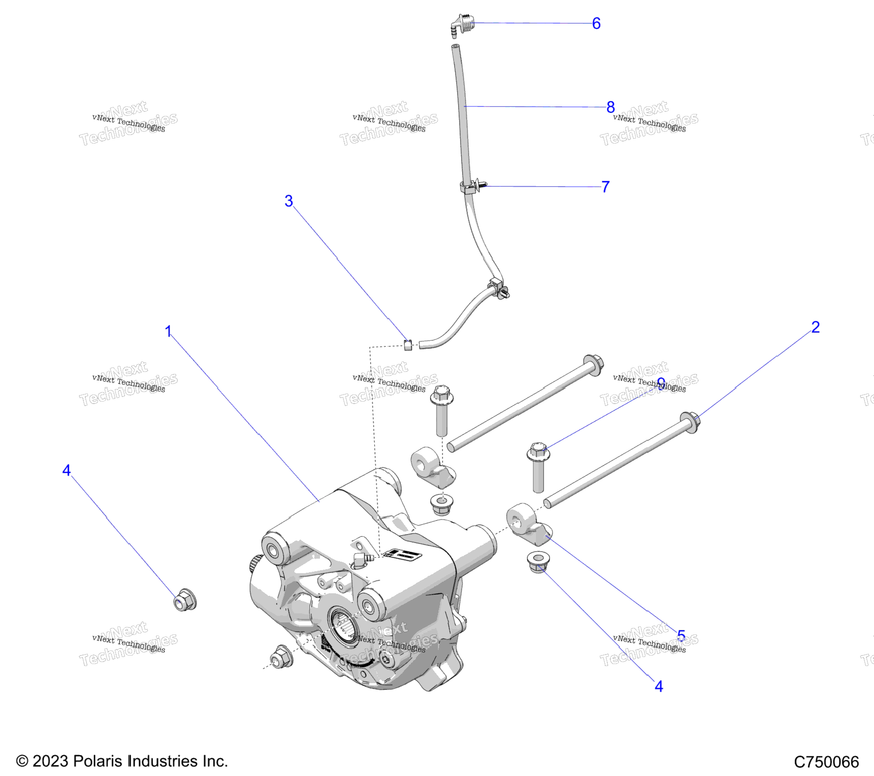 Drive Train, Front Gearcase Mounting