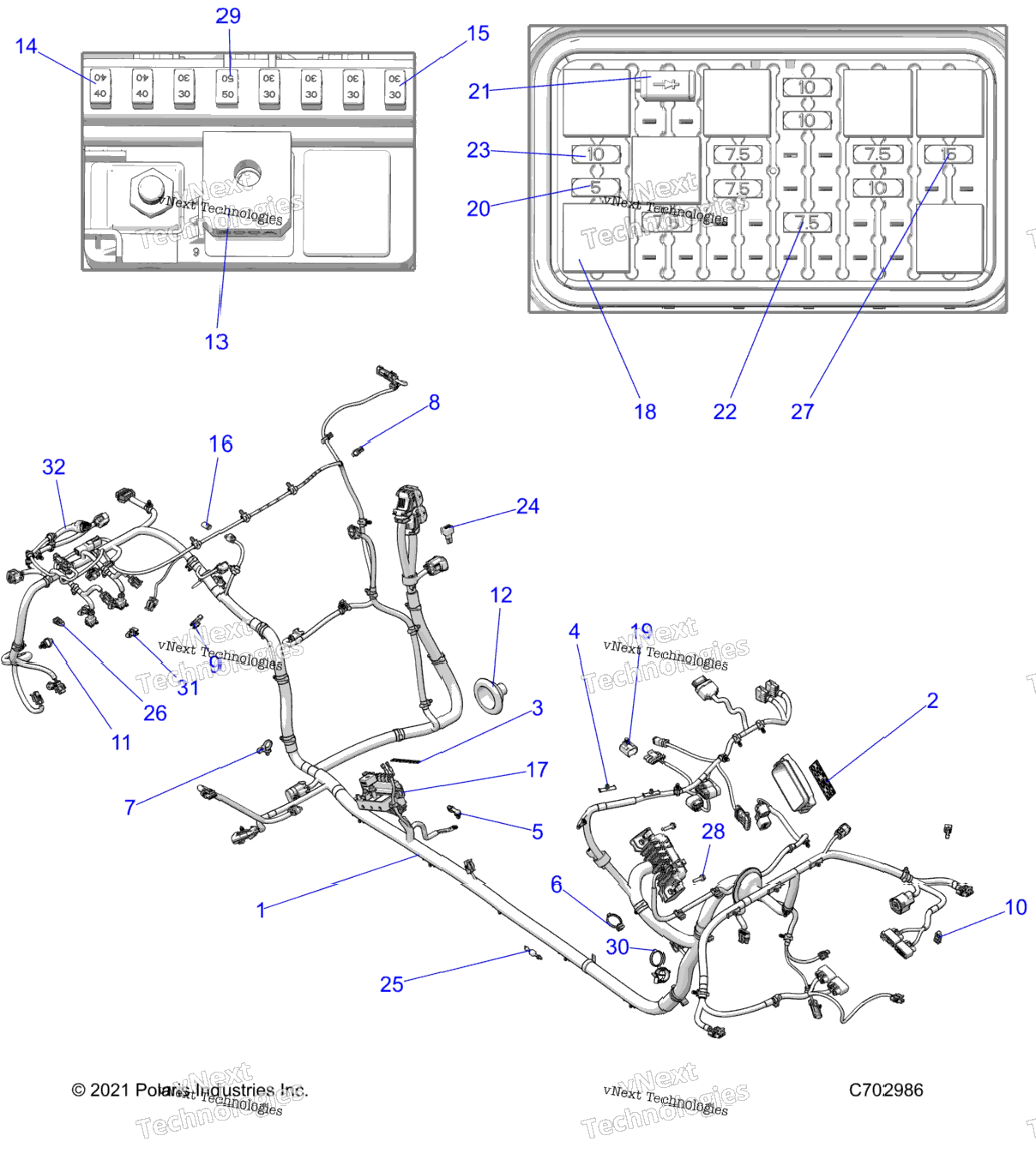 Electrical, Wire Harness, Chassis