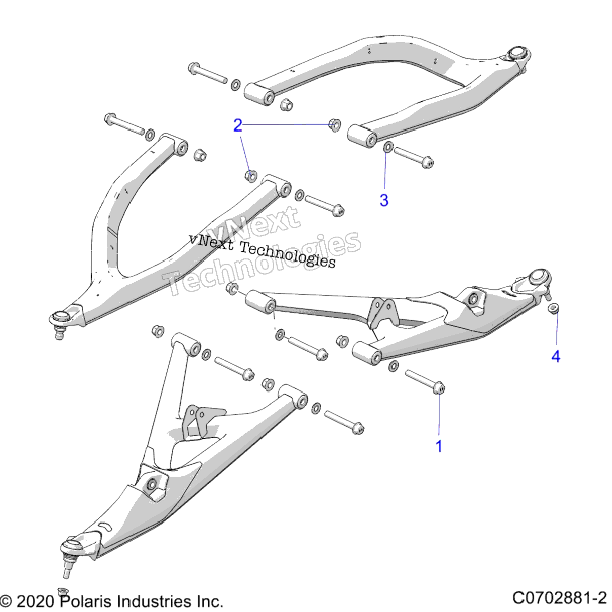 Suspension, Front Control Arms Mounting