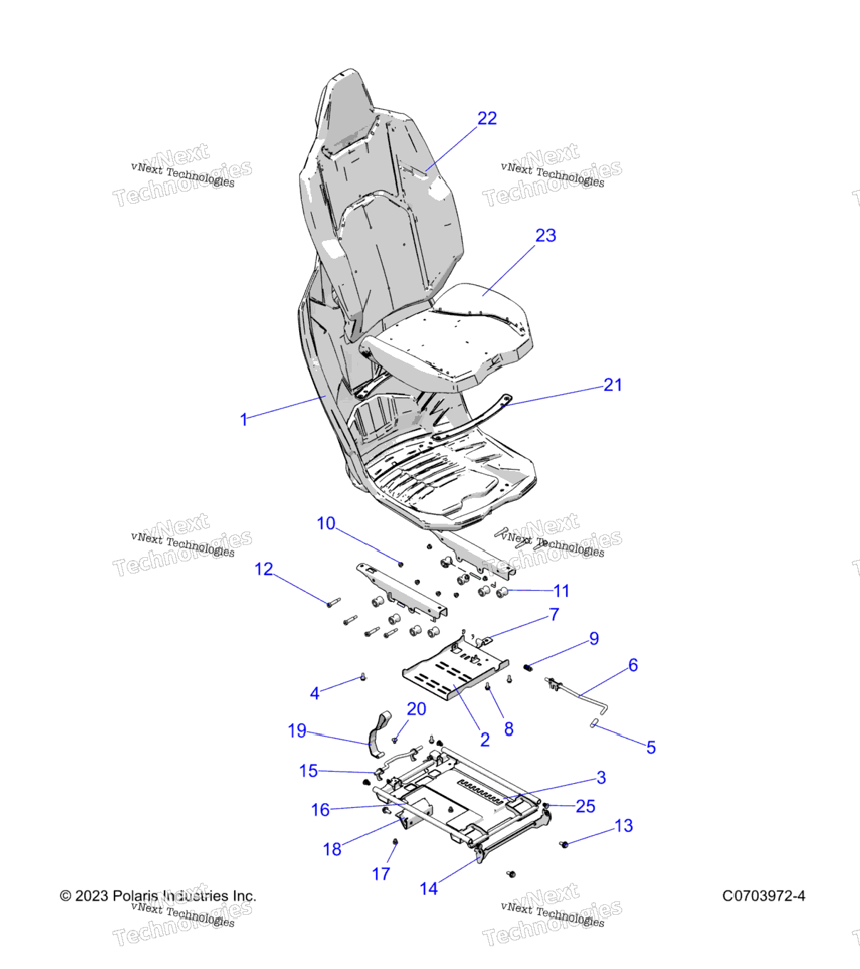 Body, Seat Asm. And Slider