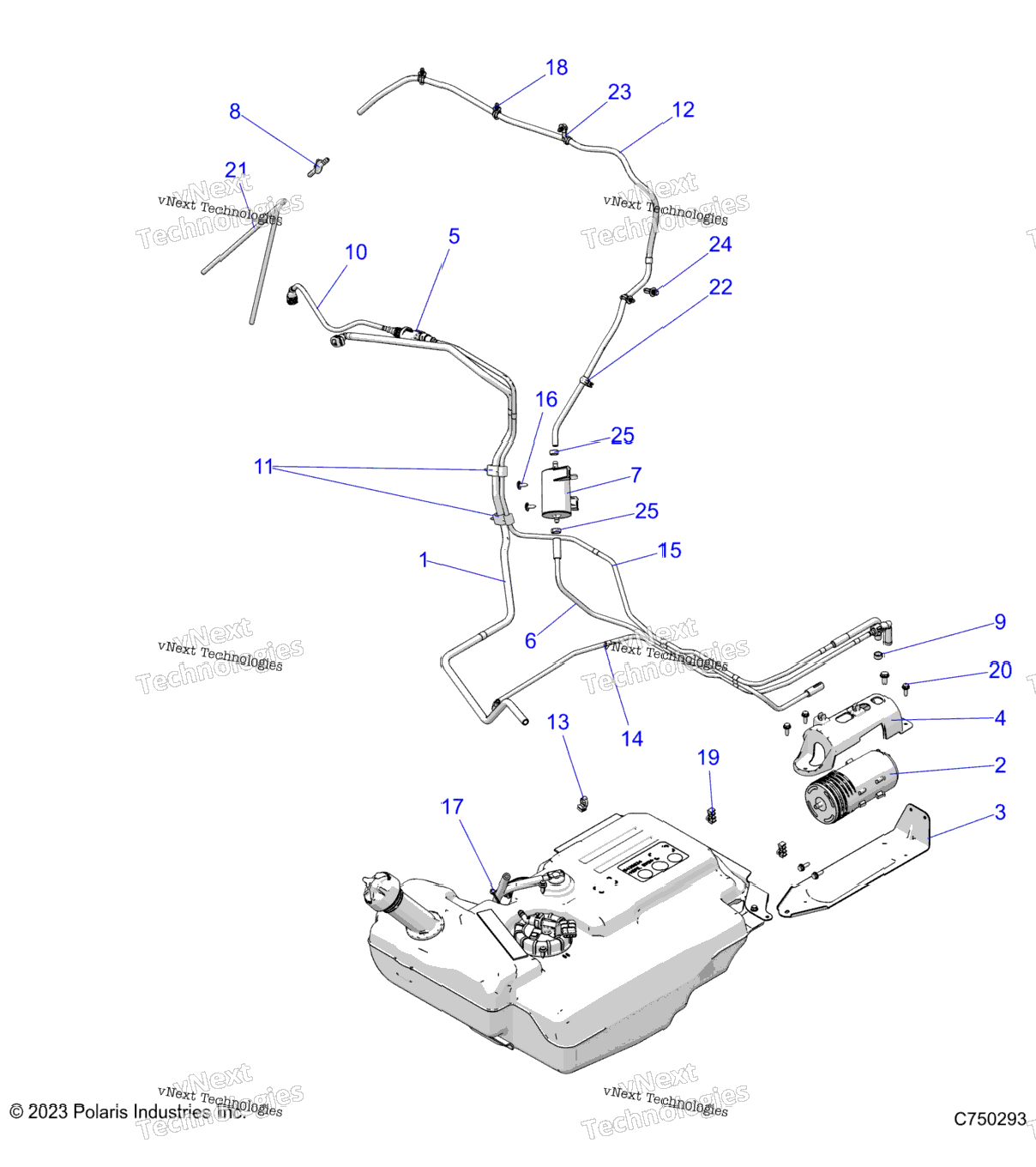 Fuel System, Lines, Evap Z24nec99bm