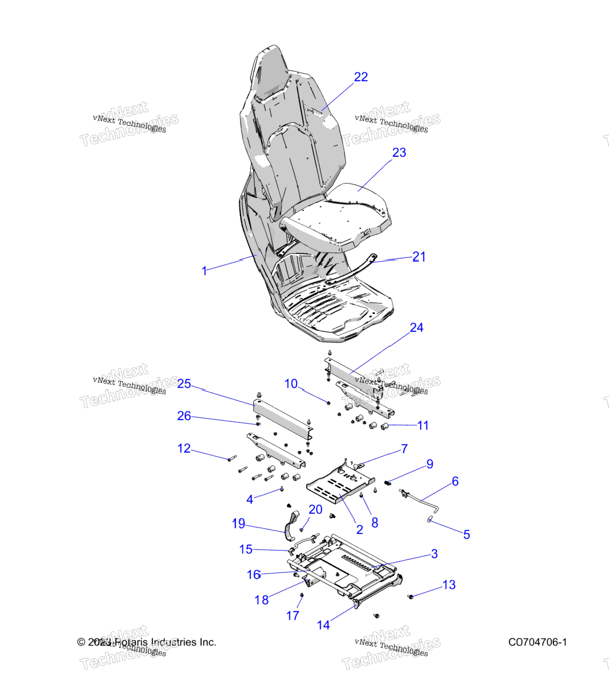 Body, Seat Asm. And Slider Z24nee99fm\Z24nes99fmCm