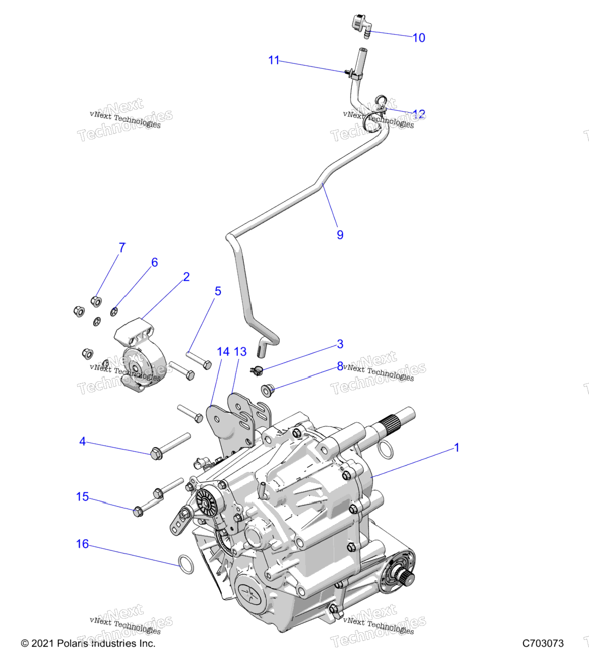 Drive Train, Main Gearcase Mounting Z24nee99fm\Z24nes99fmCm