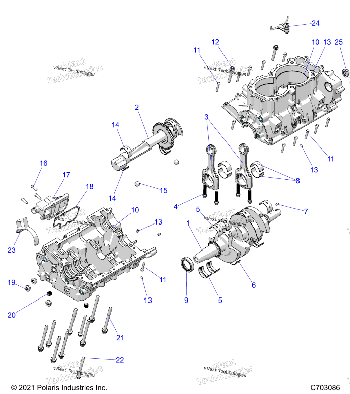 Engine, Crankcase And Crankshaft Z24nee99fm\Z24nes99fmCm