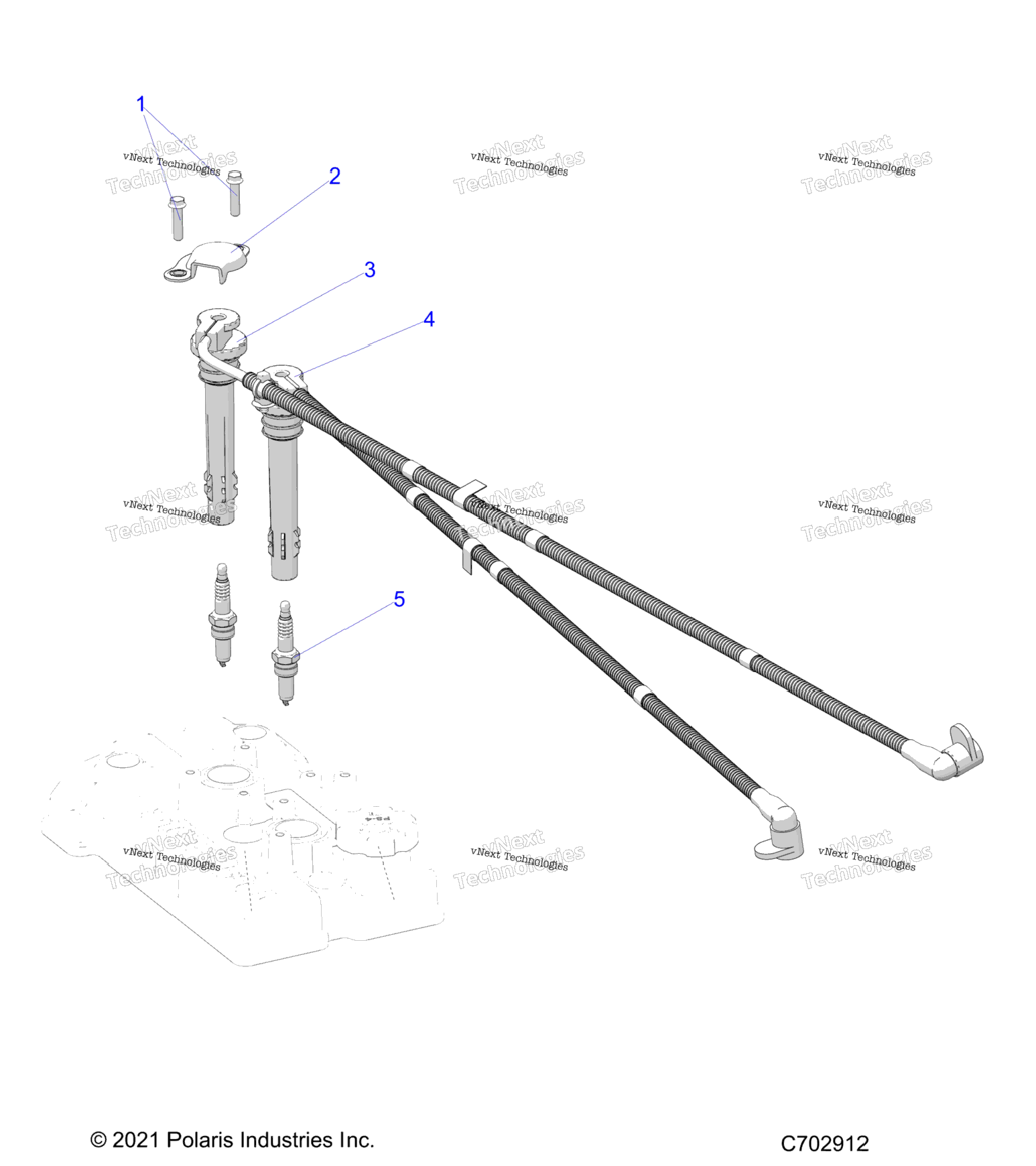 Engine, Ignition Coils And Spark Plugs Z24nee99fm\Z24nes99fmCm02912)