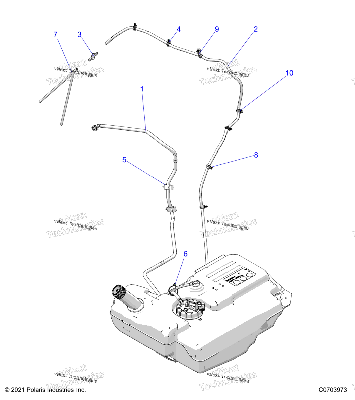 Fuel System, Lines, Std. Z24nee99fm\Z24nes99fmCm